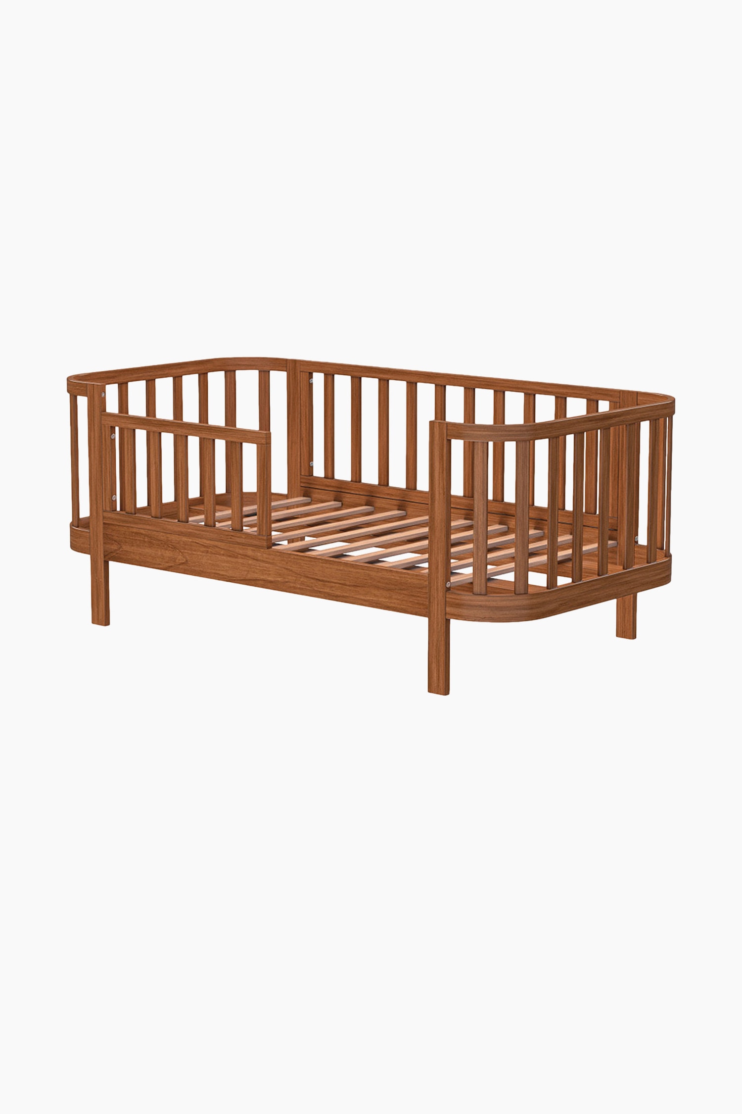 Lit Enfant Ovale - Cocoon - Noyer