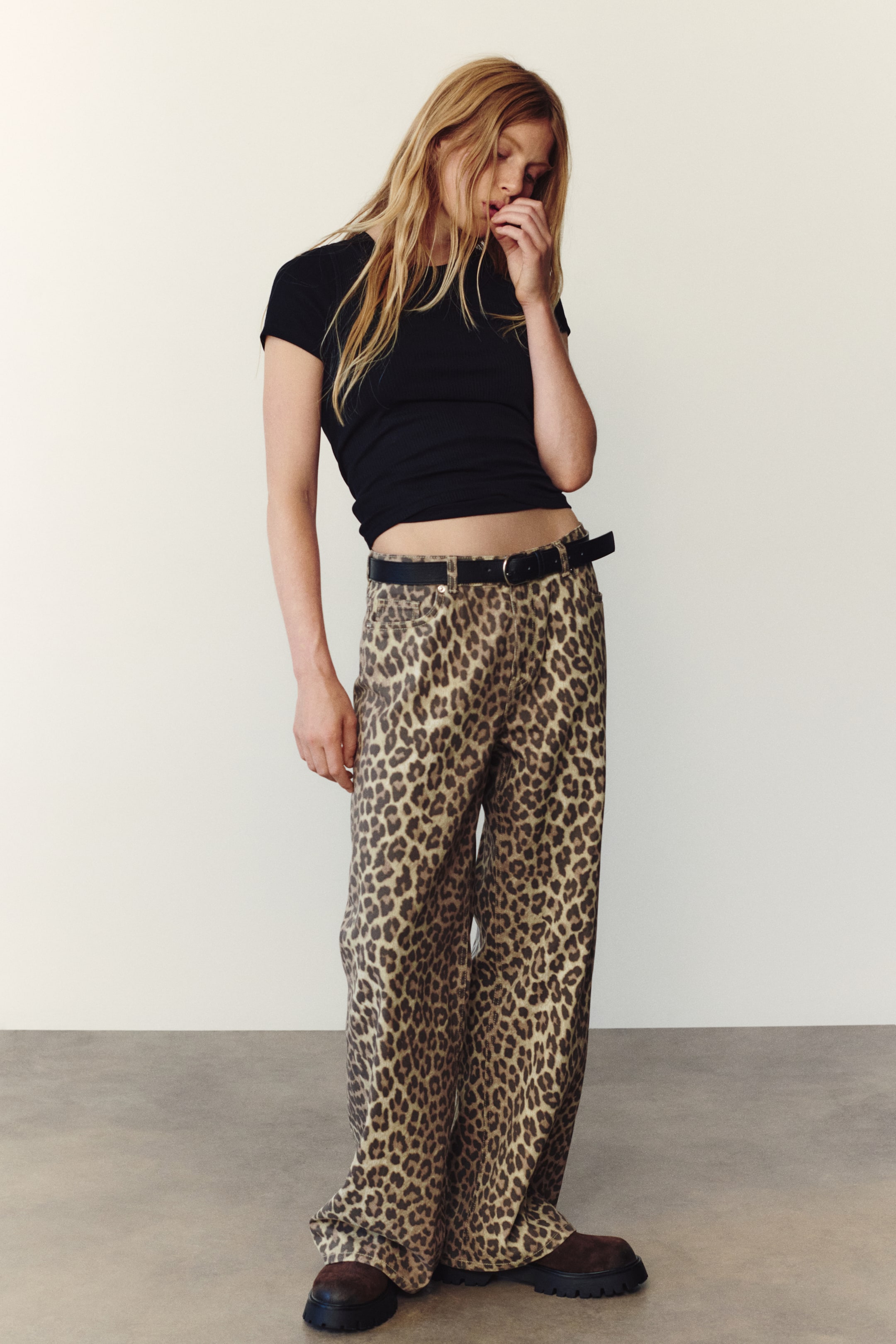 Baggy Cotton Twill Pants
