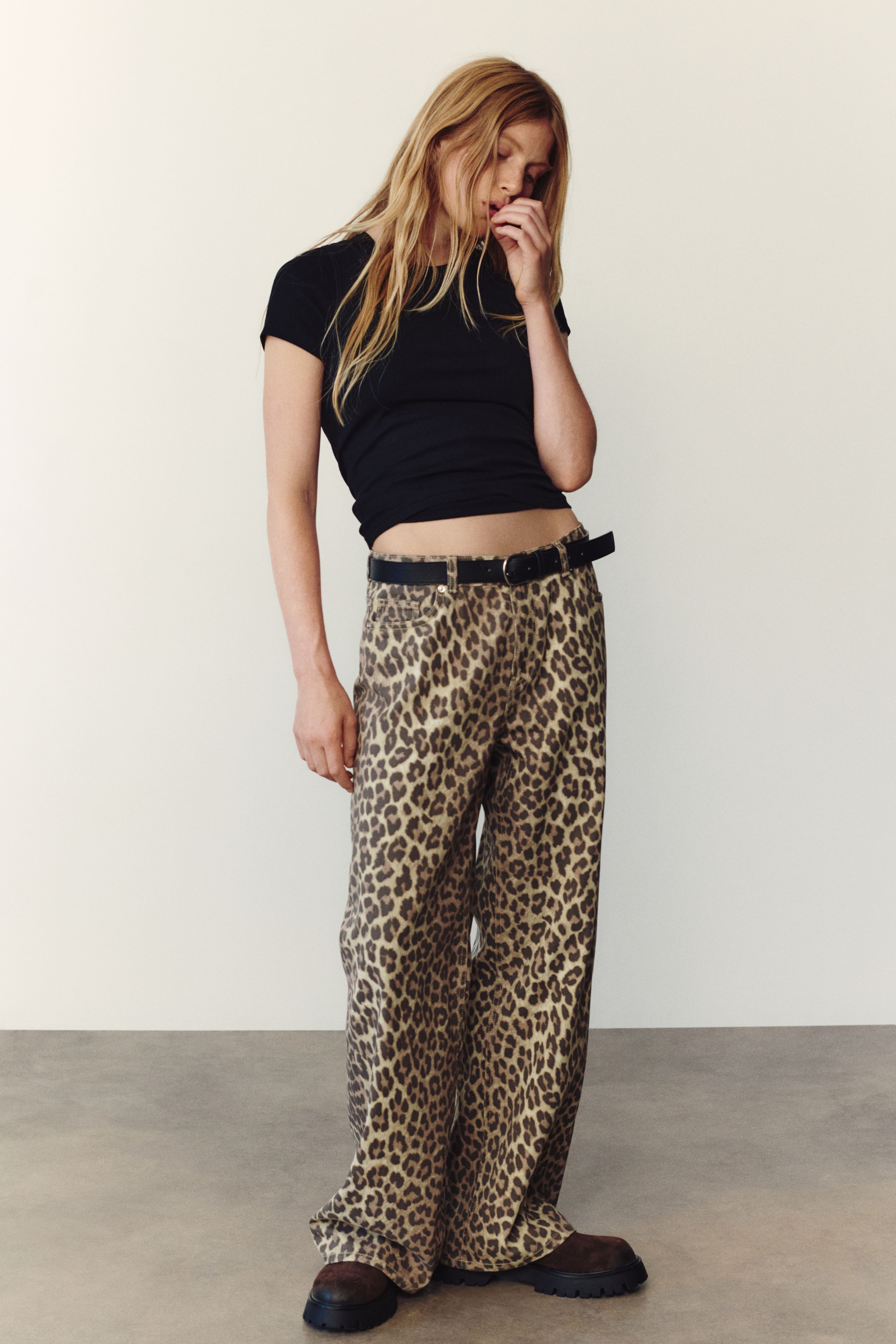 Baggy Cotton Twill Pants