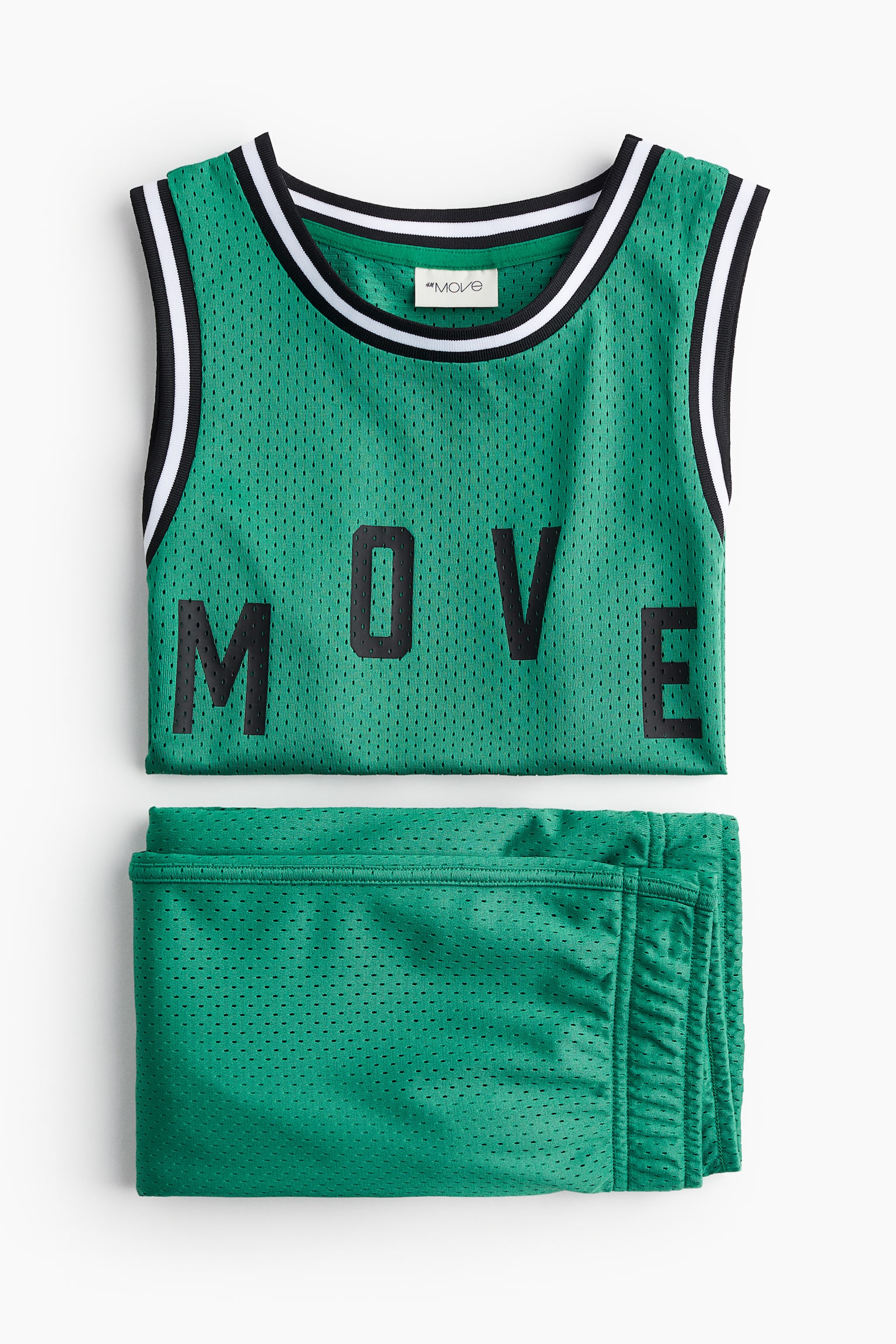 Basketball Tank & Shorts Set - Bright green/Move 90/Grey/Black - 5