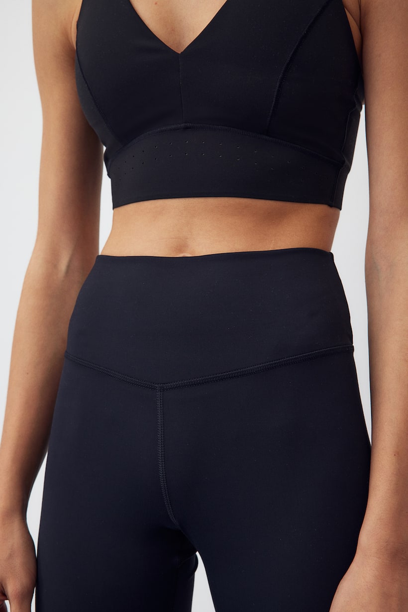 Sports leggings in SoftMove™ - High waist - Long - Black - Ladies | H&M GB