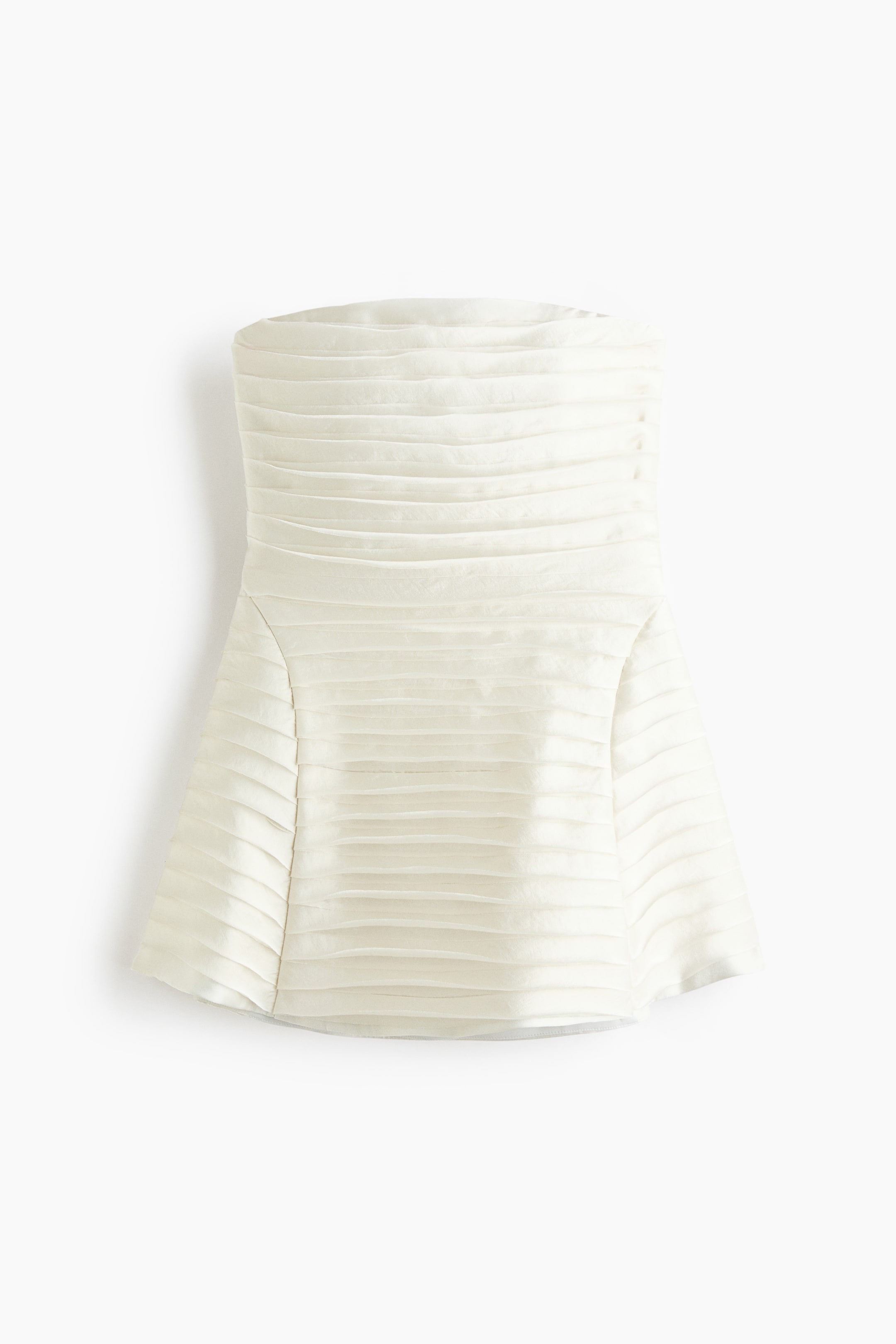 Ruffle-Trimmed Bandeau Dress