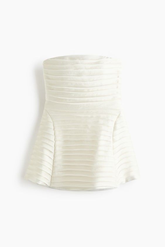 Женские платья H&M Ruffle-Trimmed Bandeau Dress