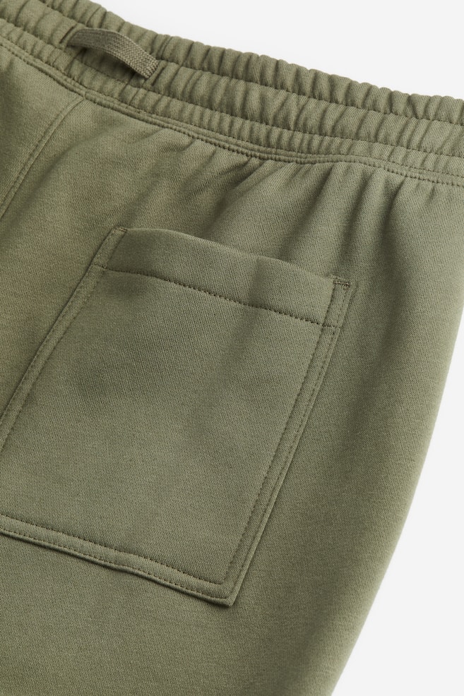 Relaxed Fit Cargo joggers - Khaki green/Black - 3