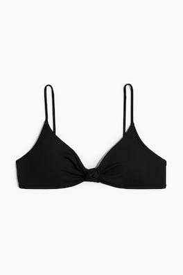 Vadderad bikini-bh med knytdetalj