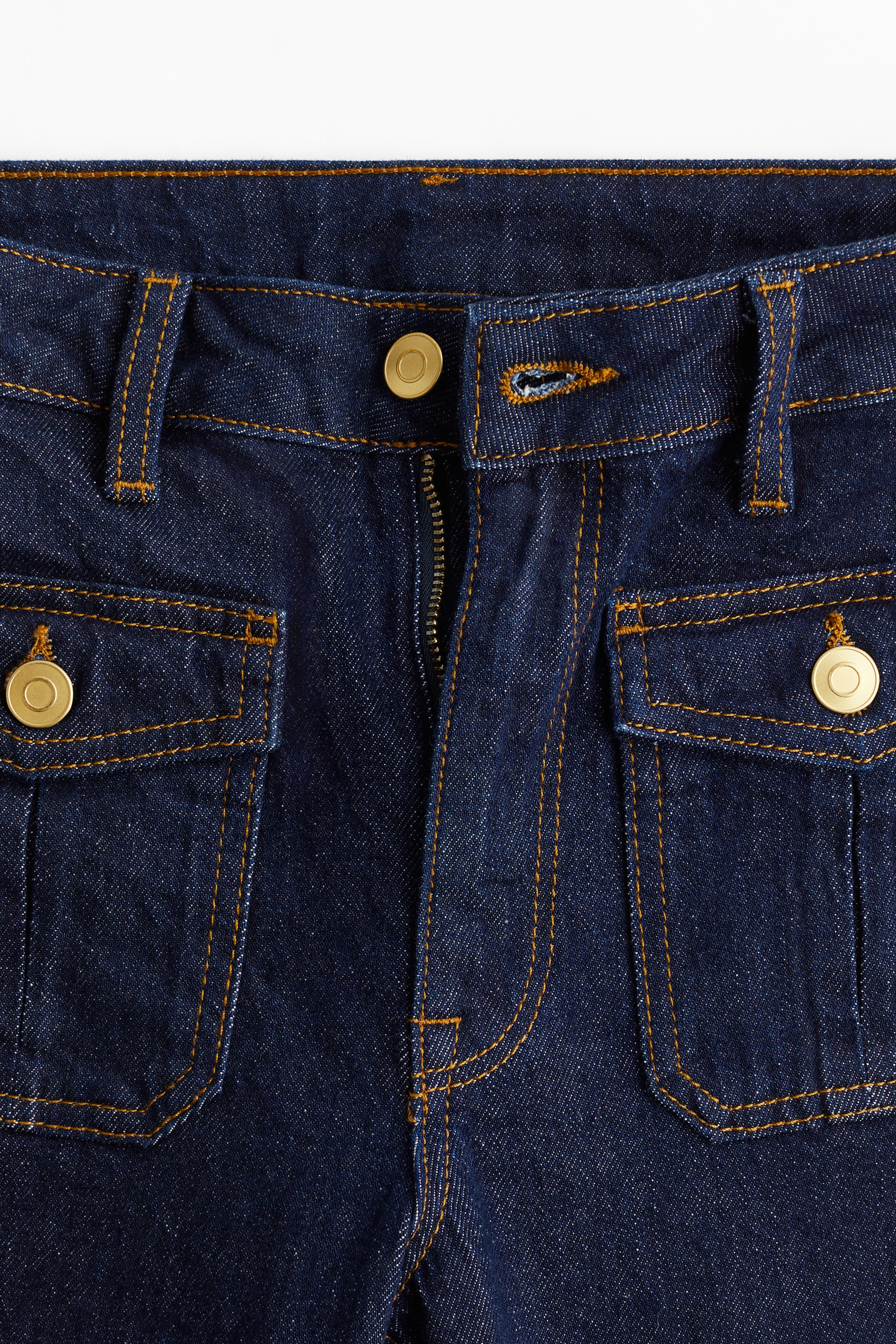 View larger image: Flared High Jeans - Dark denim blue - Ladies | H&M 6