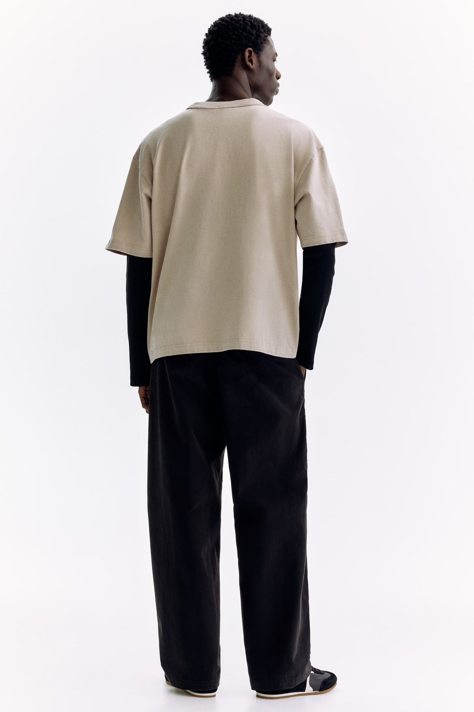טישירט עם הדפס Loose Fit - בז'/33/חום/Athletics Co/ירוק בהיר/33/שחור/Original - 6