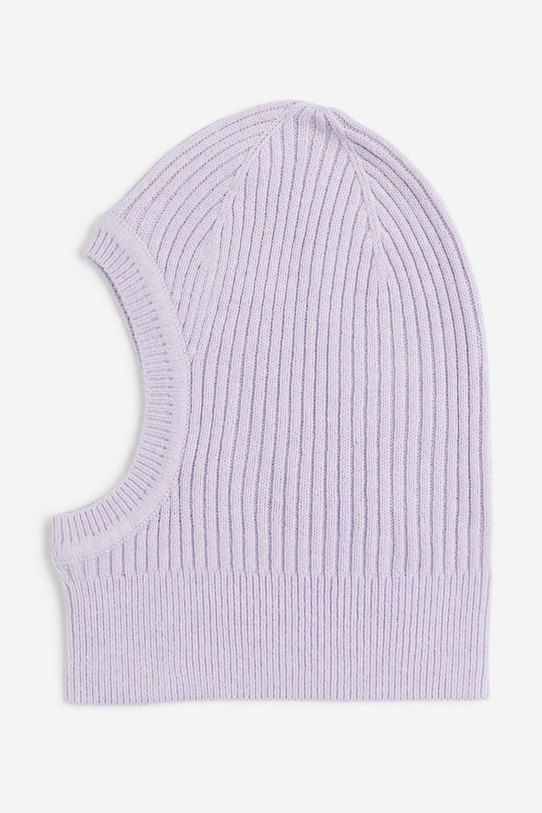 Rib-knit Balaclava