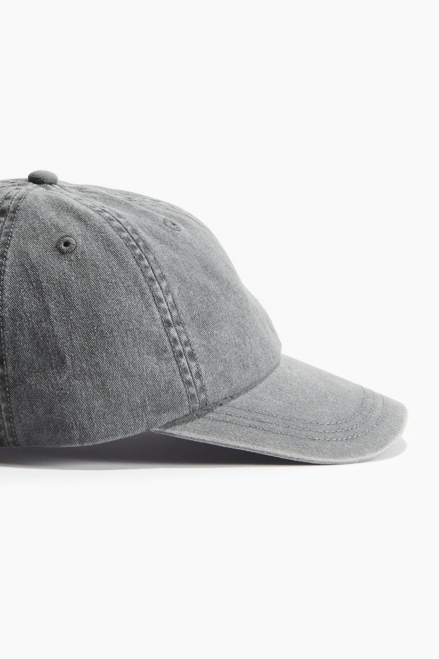 Cotton twill cap - Grey/Black/Washed/Navy blue/Brown/Light beige - 2