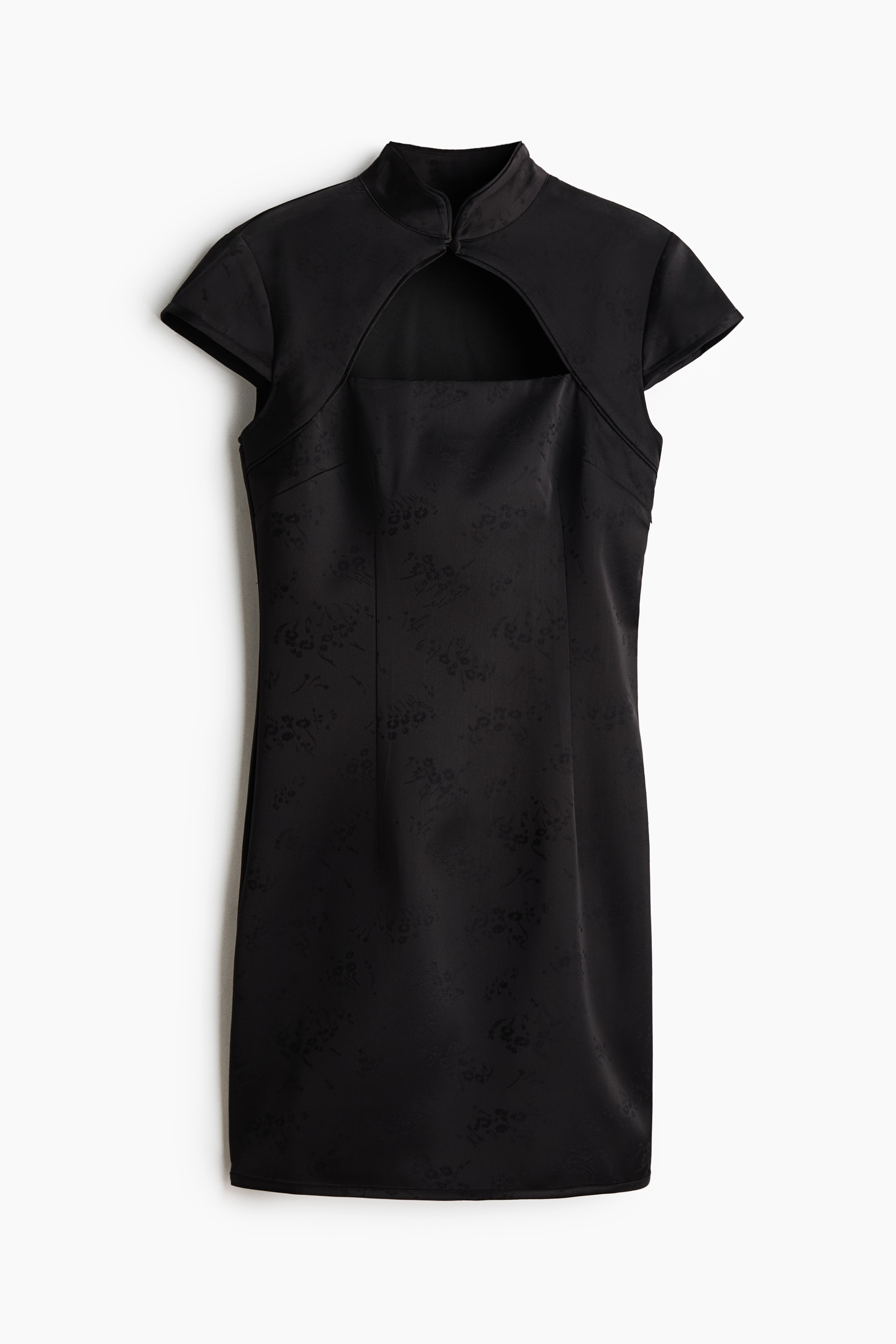 Robe découpée en tissu jacquardModèle