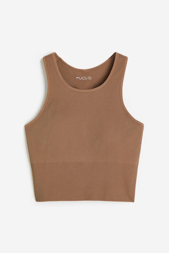 DryMove™ Medium Support Sports bra - Light brown/Black/Bubblegum pink/Grey marl/dc/dc/dc - 1