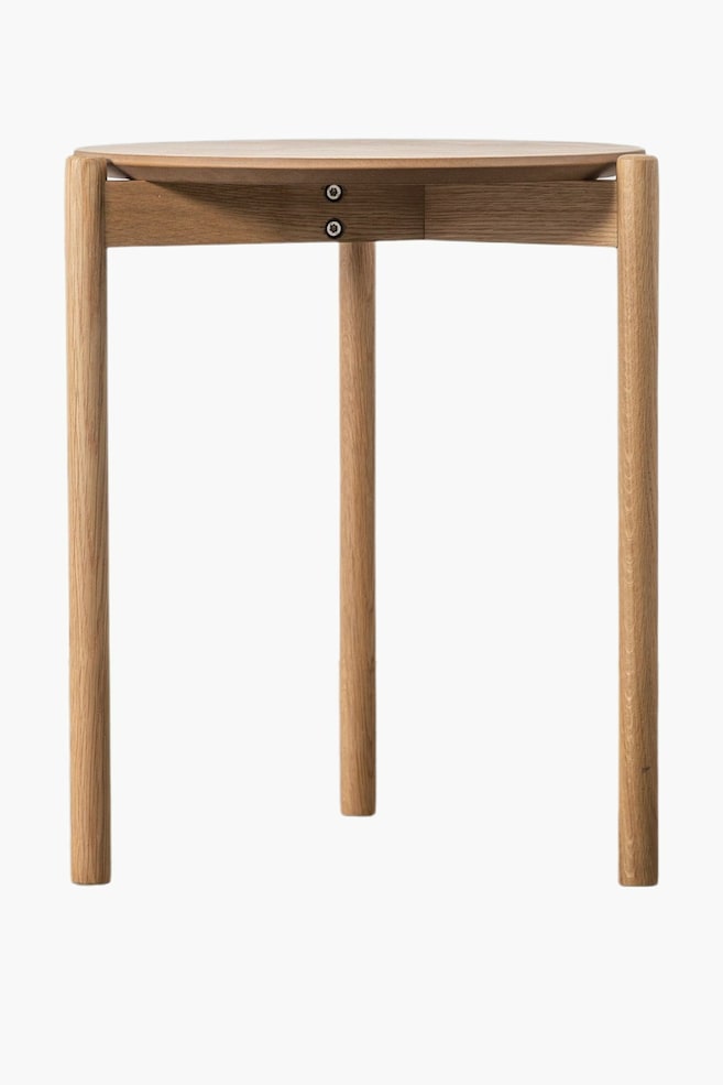 Wood Veneer Side Table - Natural - 1
