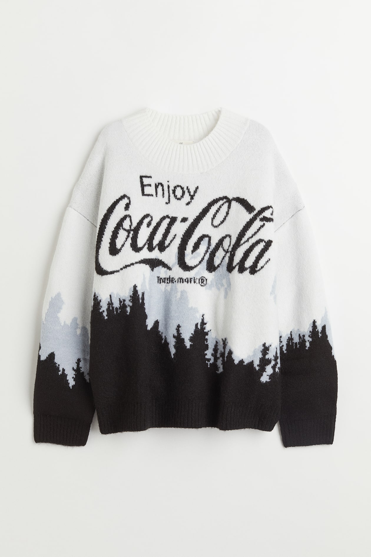 Jacquardpullover Schwarz/Coca-Cola Ladies H&M DE