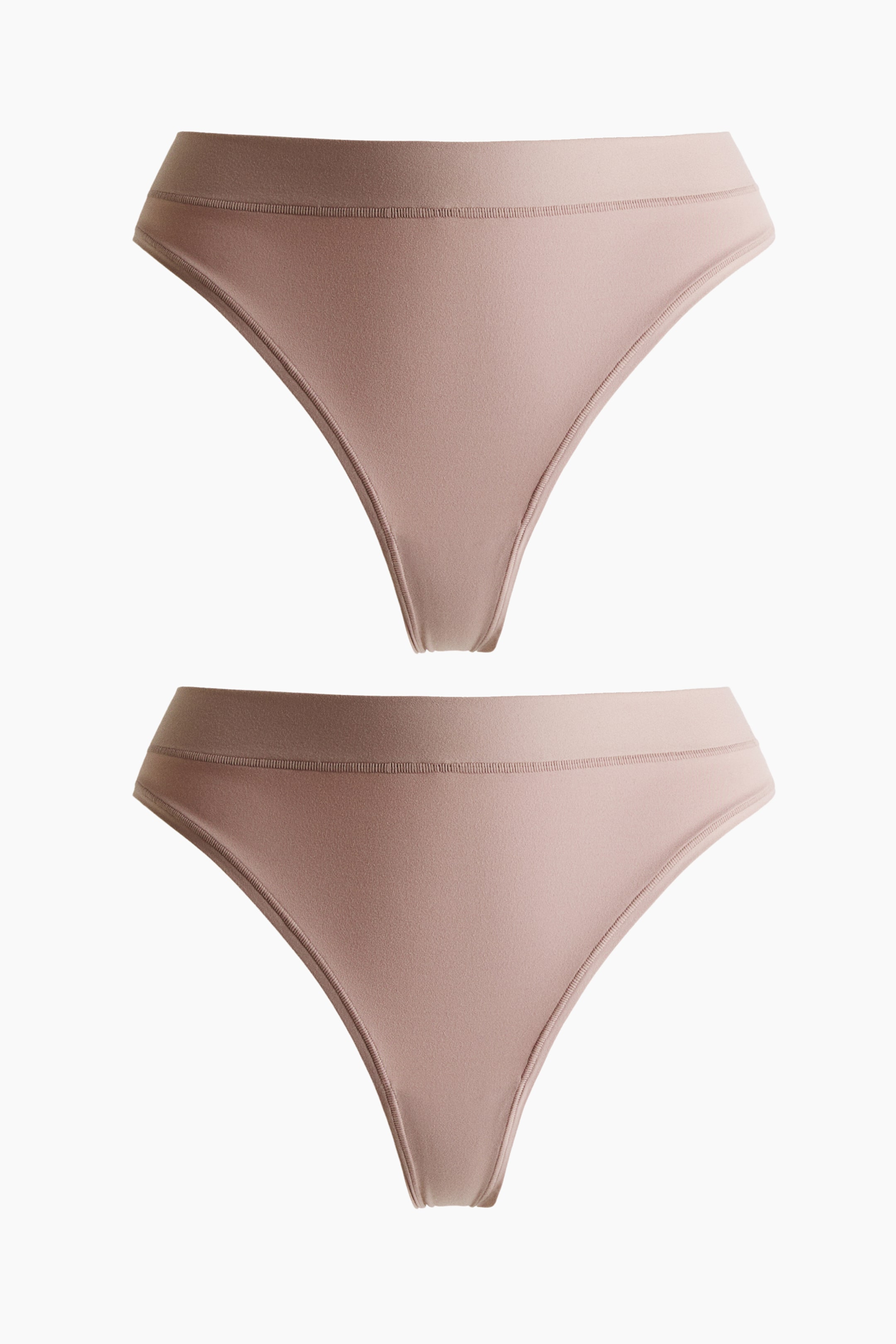 View larger image: 2-Pack Microfiber Brazilian Briefs - Dusty rose - Ladies | H&M US 5