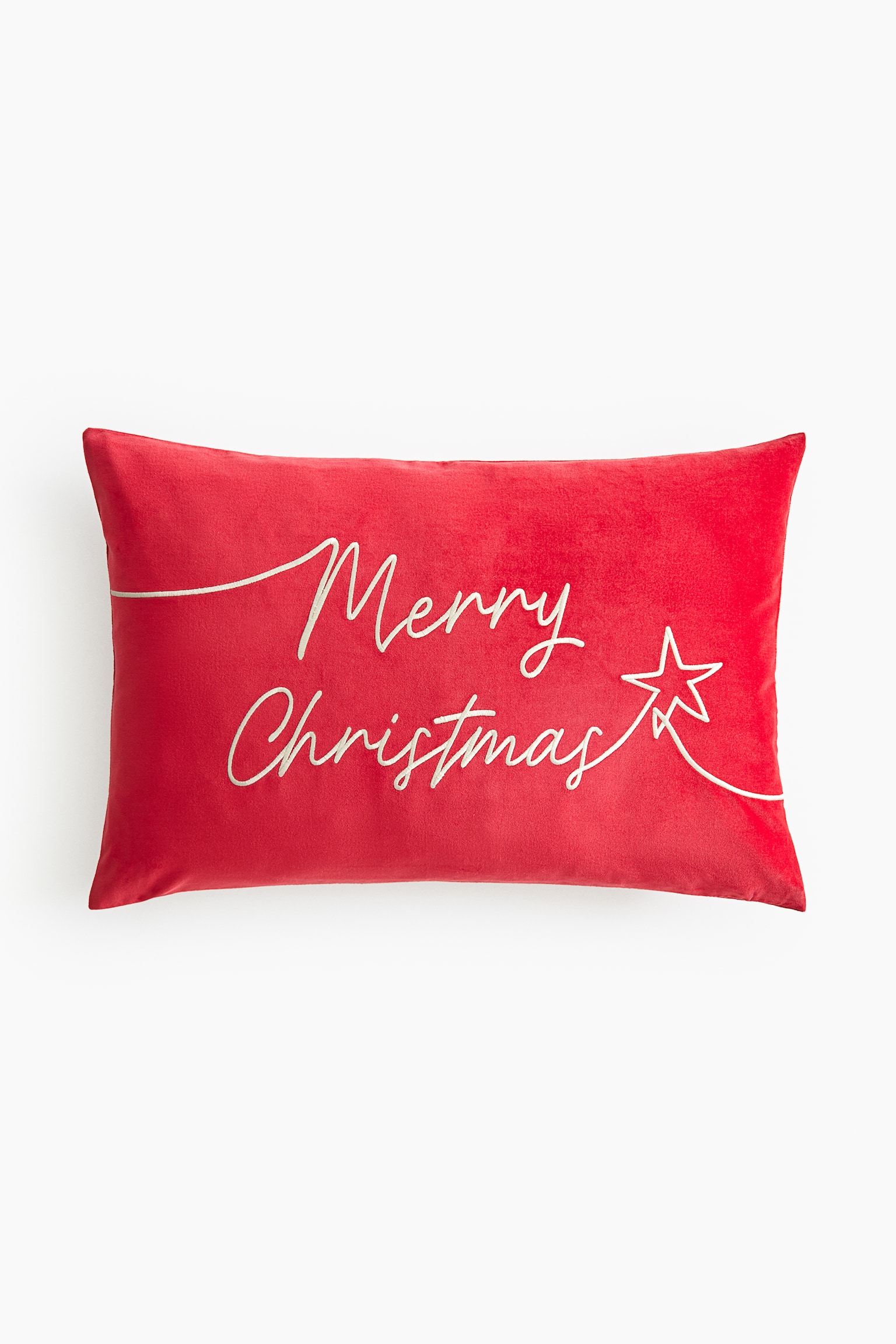 Christmas cushion cover - Red/Merry Christmas - 1