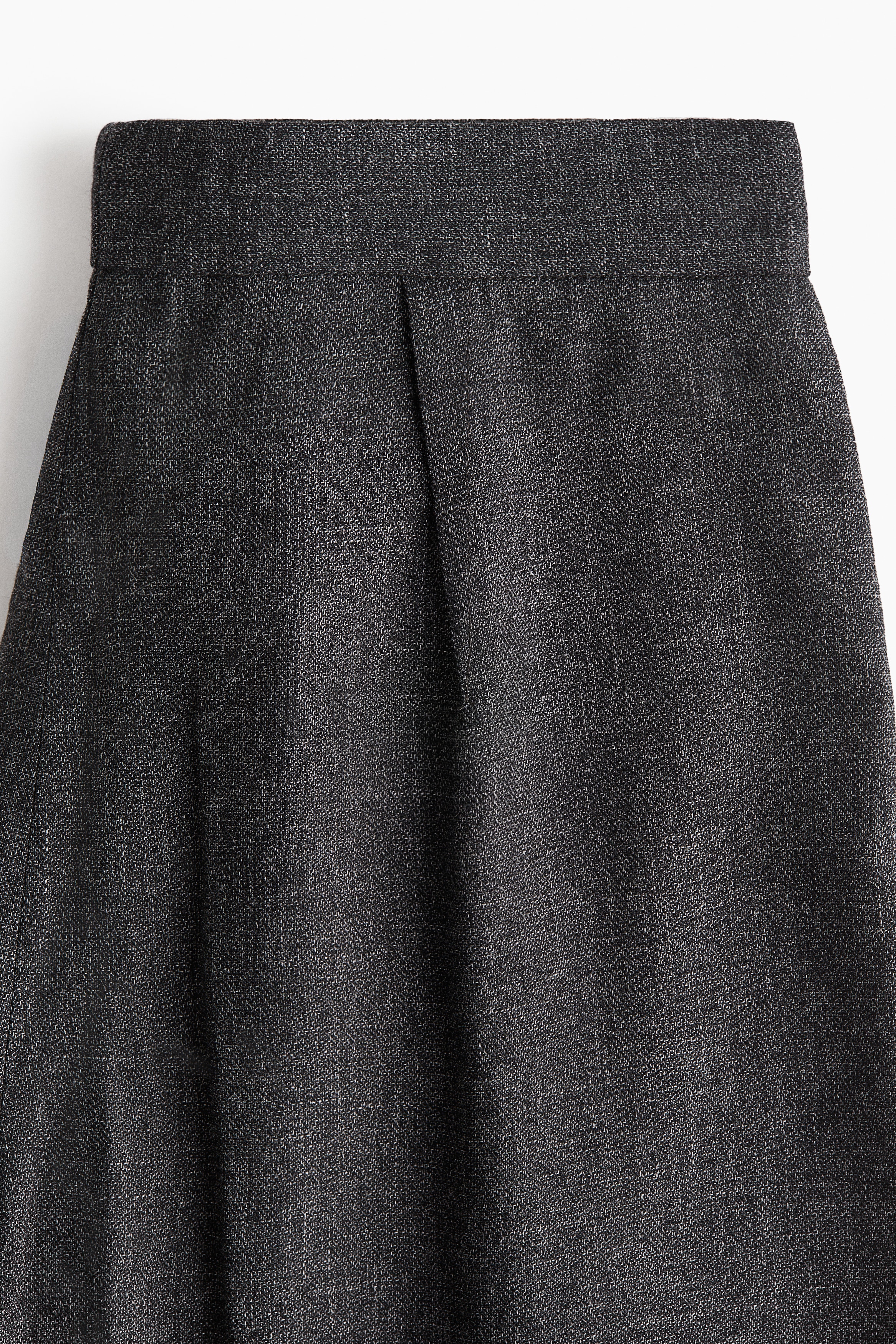 Wool-blend suit trousers