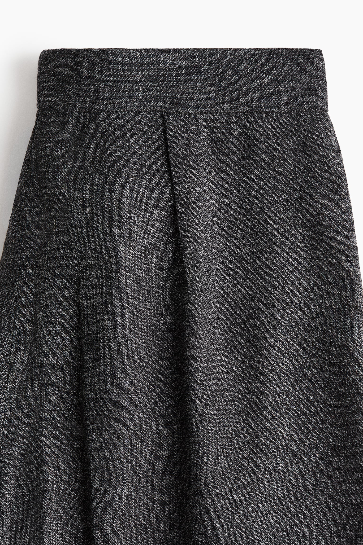 Wool-blend suit trousers - Dark grey - 6