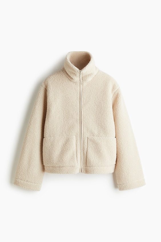 Женские куртки H&M Teddy Fleece Jacket