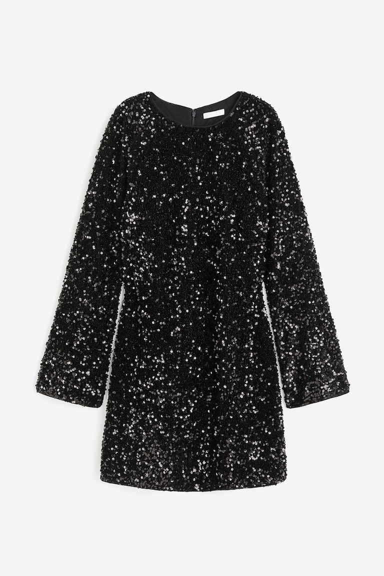 Sequined dress - Black