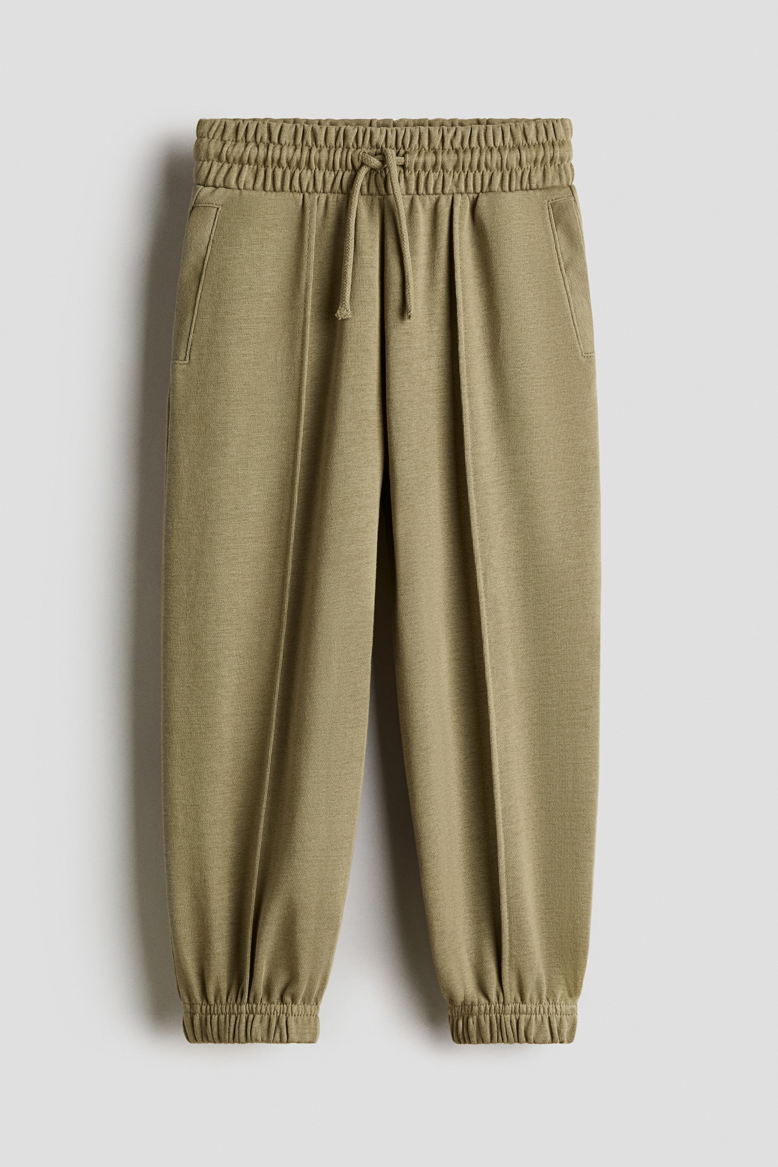 Детские брюки H&M Creased, цвет: Зелёный — фото 1