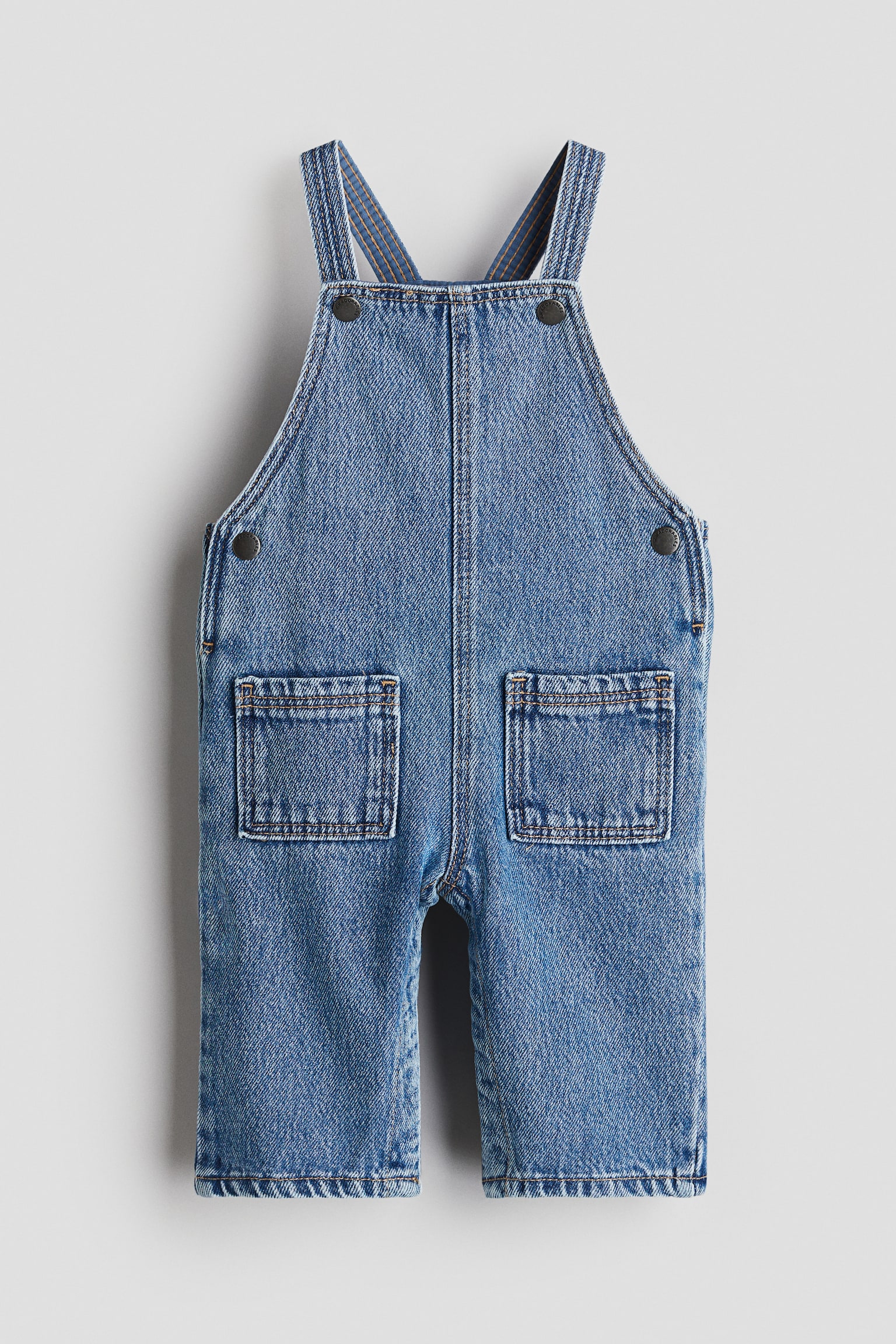 Детский комбинезон H&M Denim, цвет: Джинсовый синий — фото 1