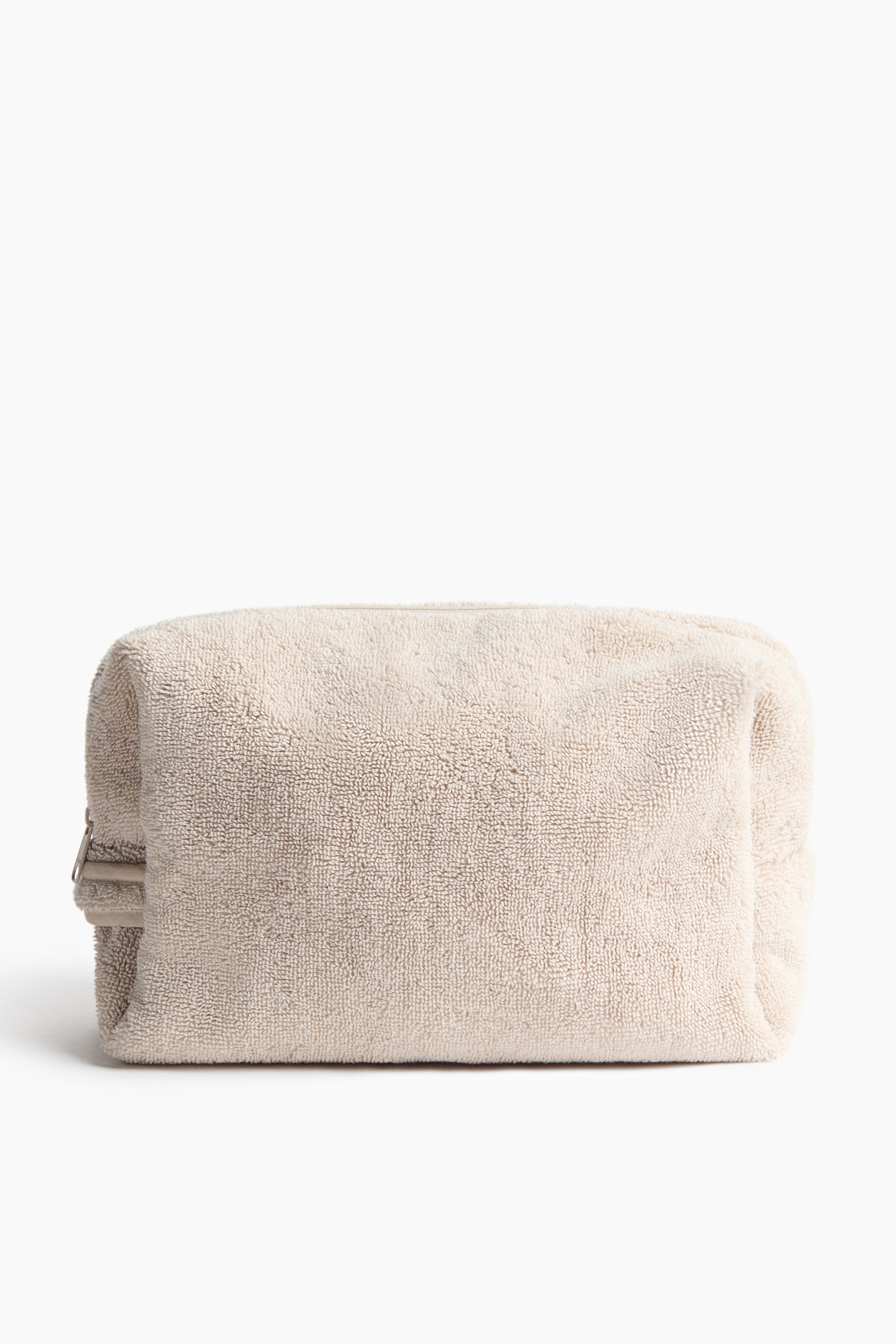 Neceser en algodón rizado - Beige claro