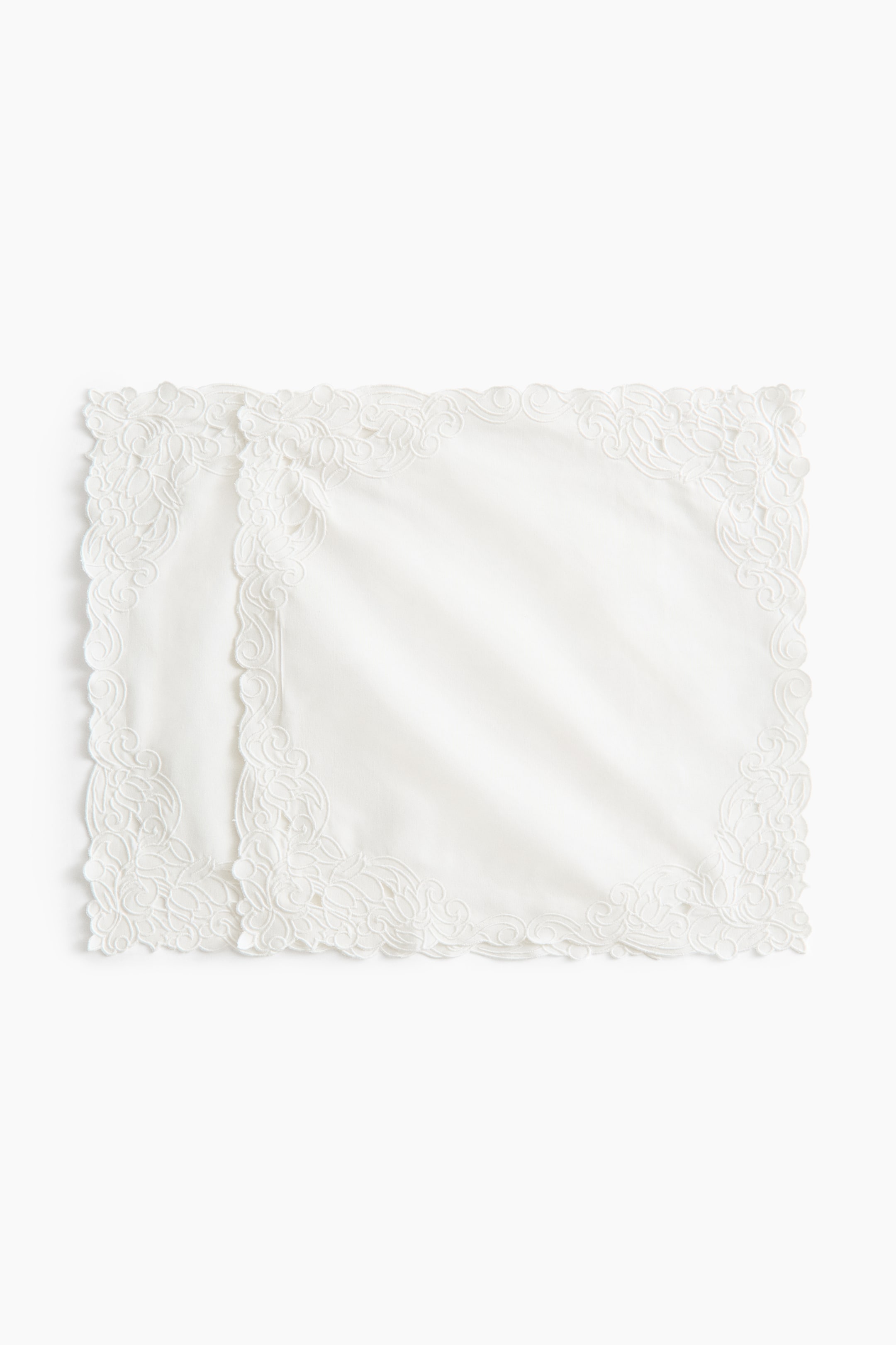 2-Pack Embroidered-Detail Napkins