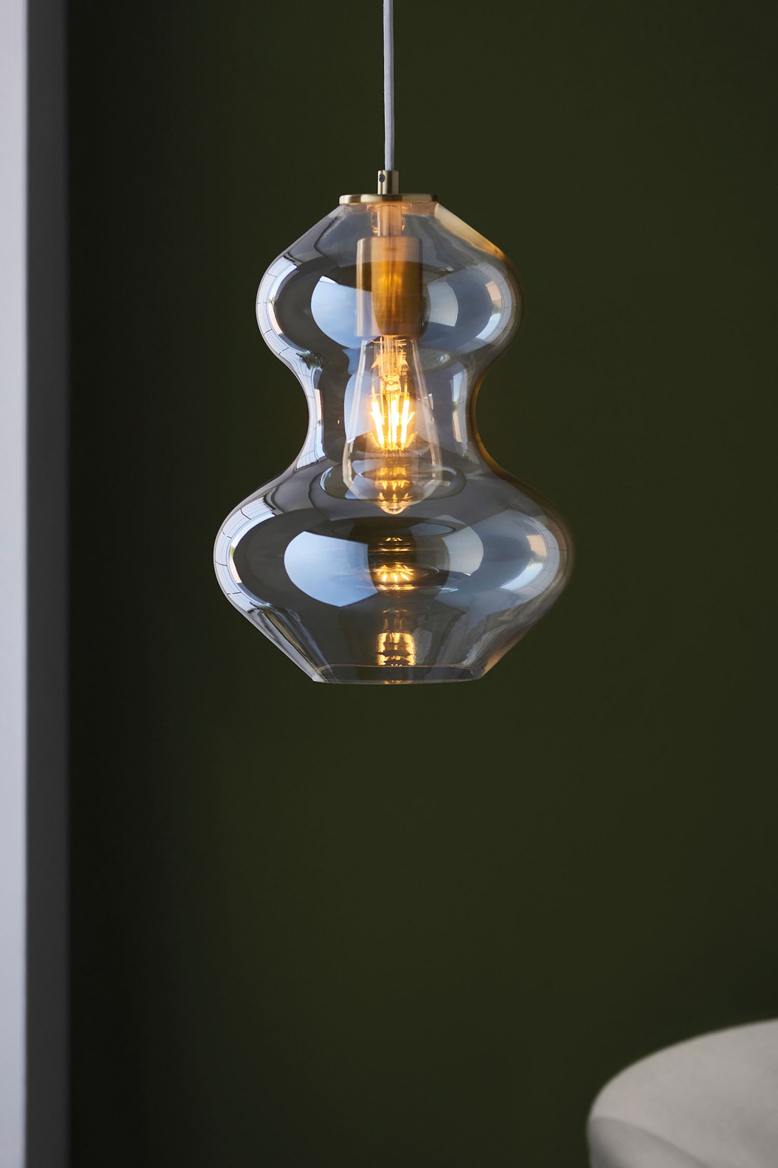 Oval Pendant-Champagne - 7
