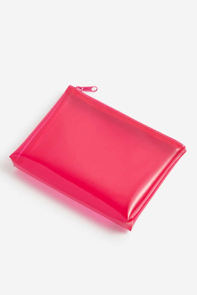 Mini-Kosmetiktasche - Neon pink/Neongrün - 1