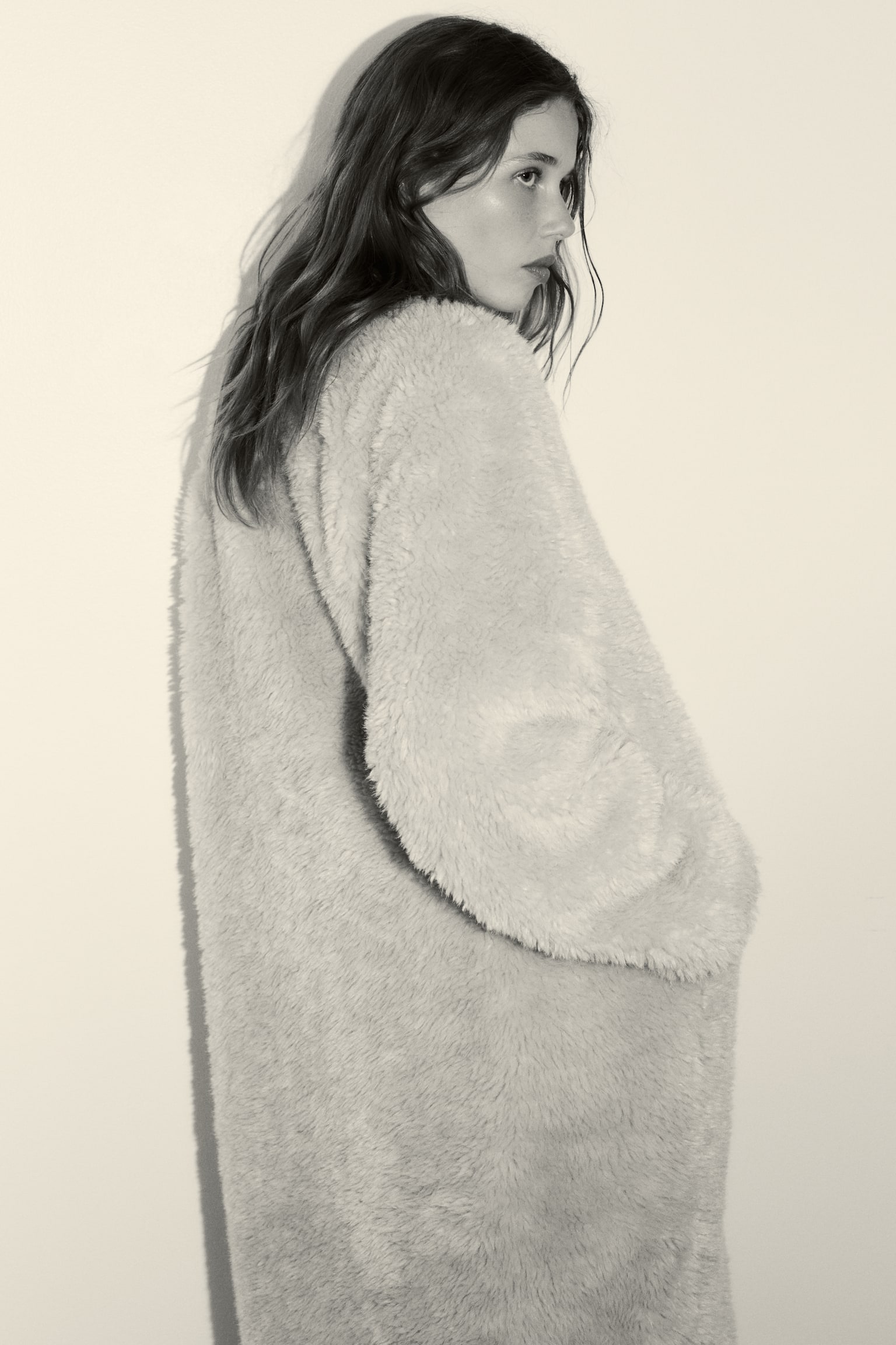 Teddy coat - Beige - 3