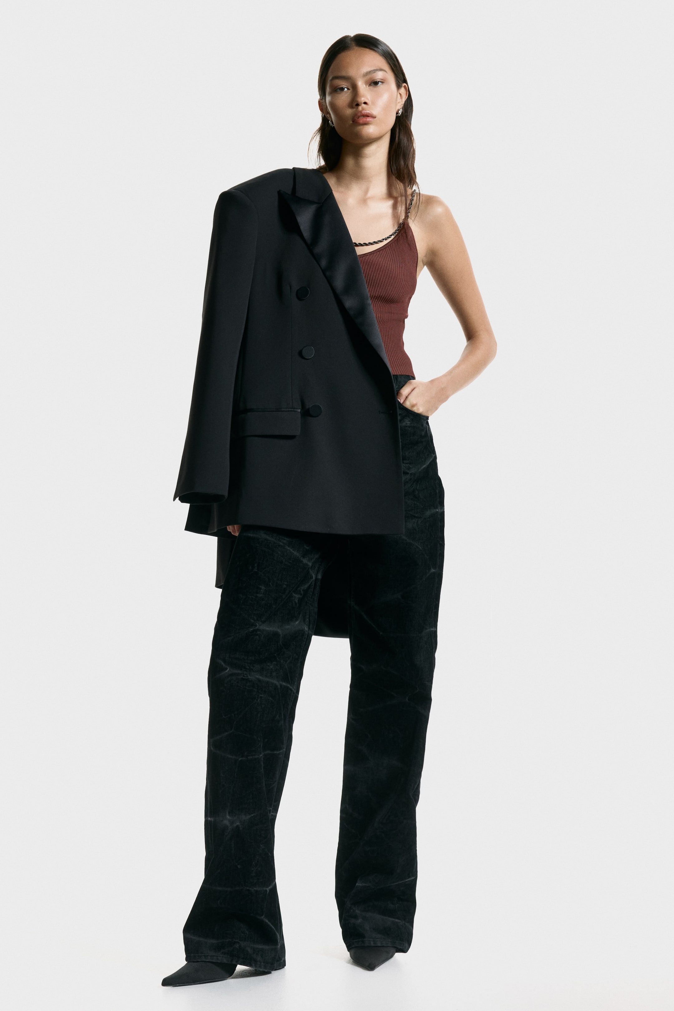 View larger image: Chain-Strap Top - Brown - Ladies | H&M CA 2