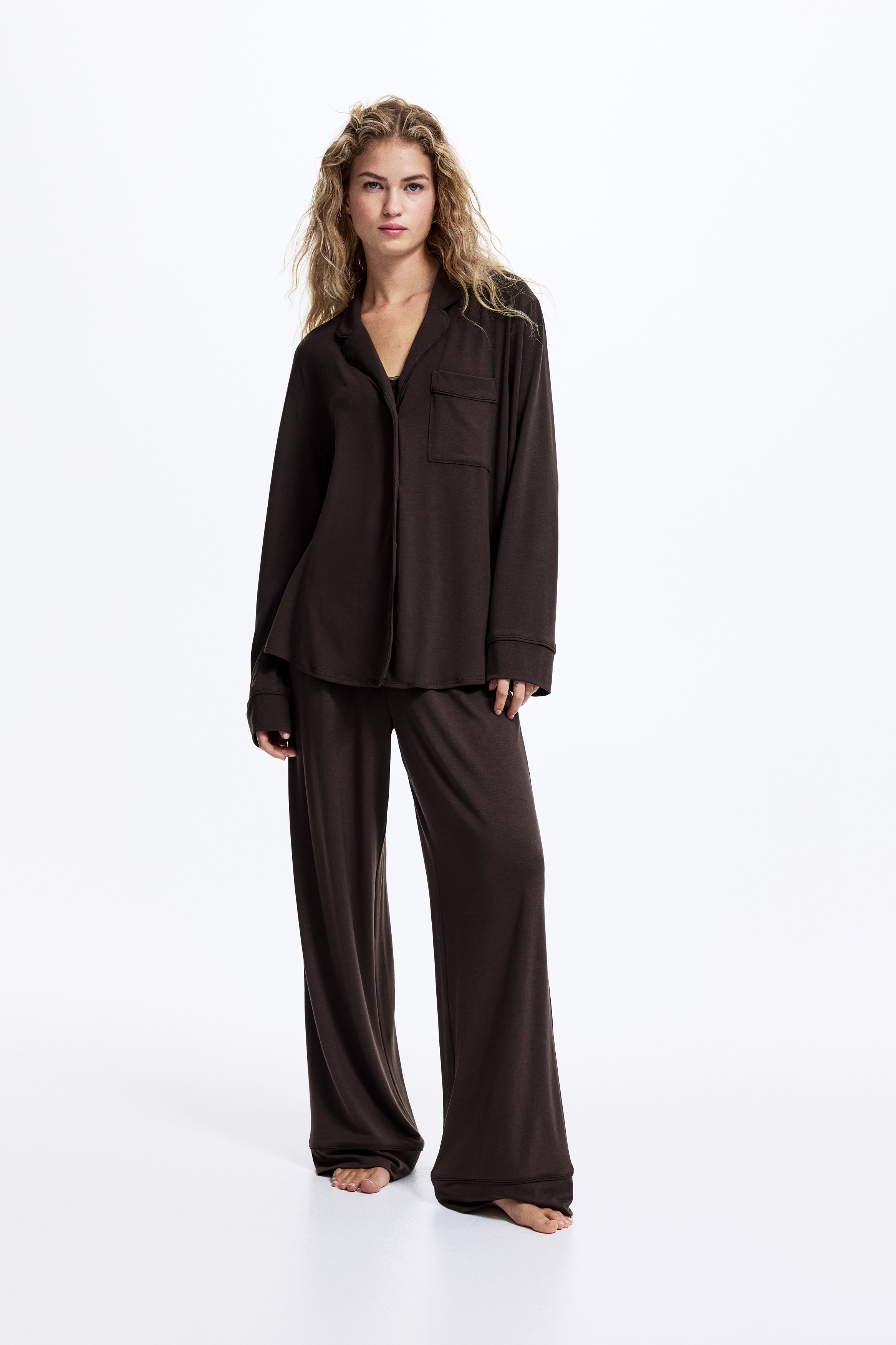Viscose-blend pyjamas