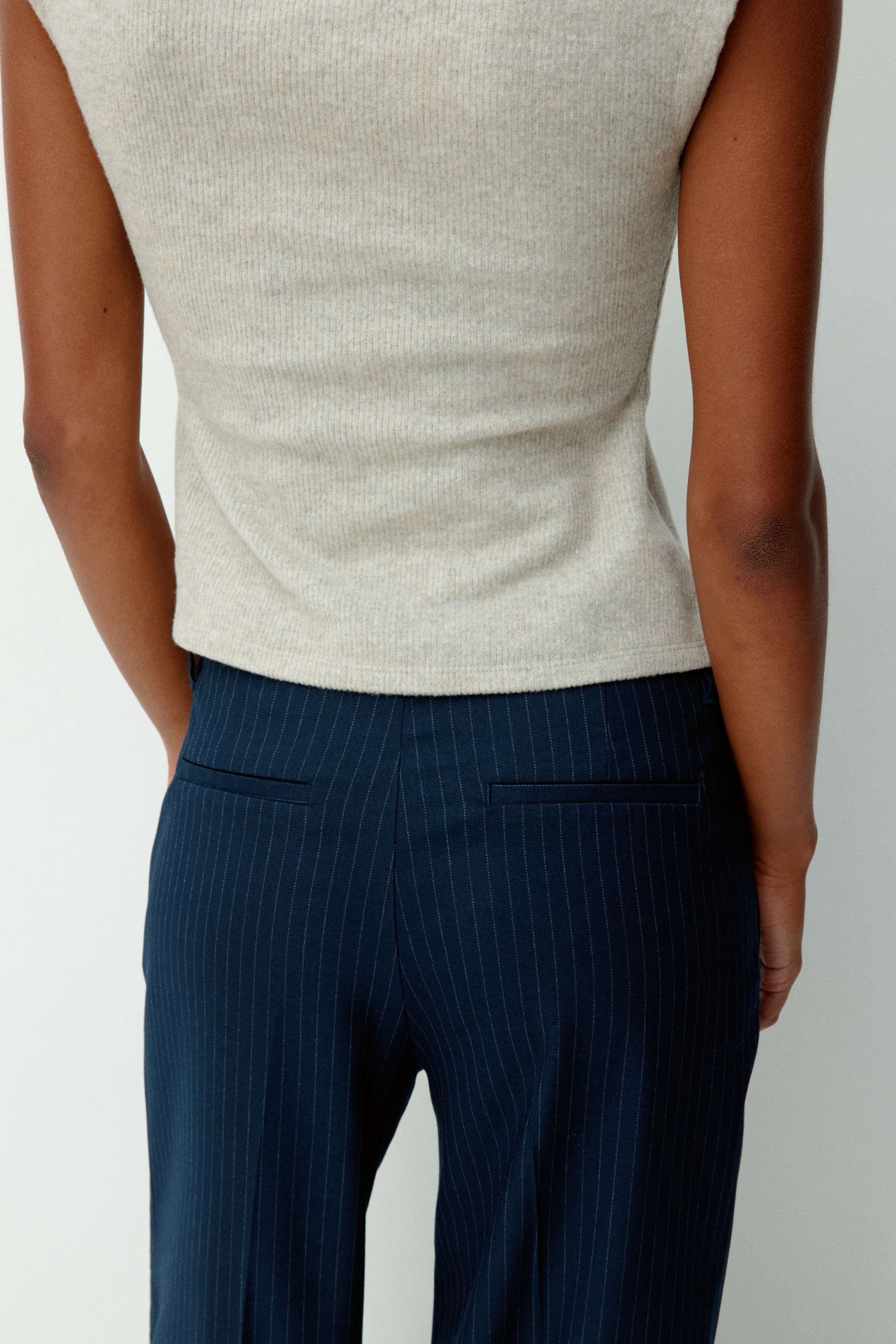 Wide tailored trousers