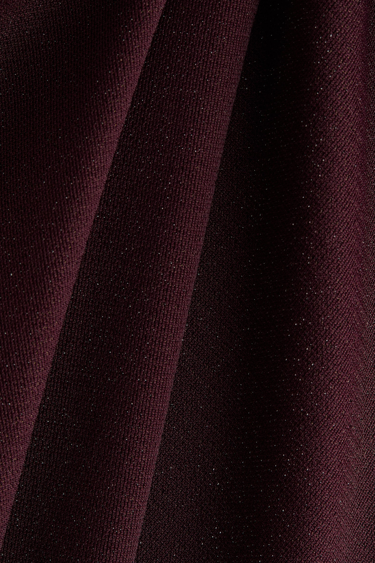 Glittery twist-detail top - Burgundy/Old rose/Black - 2