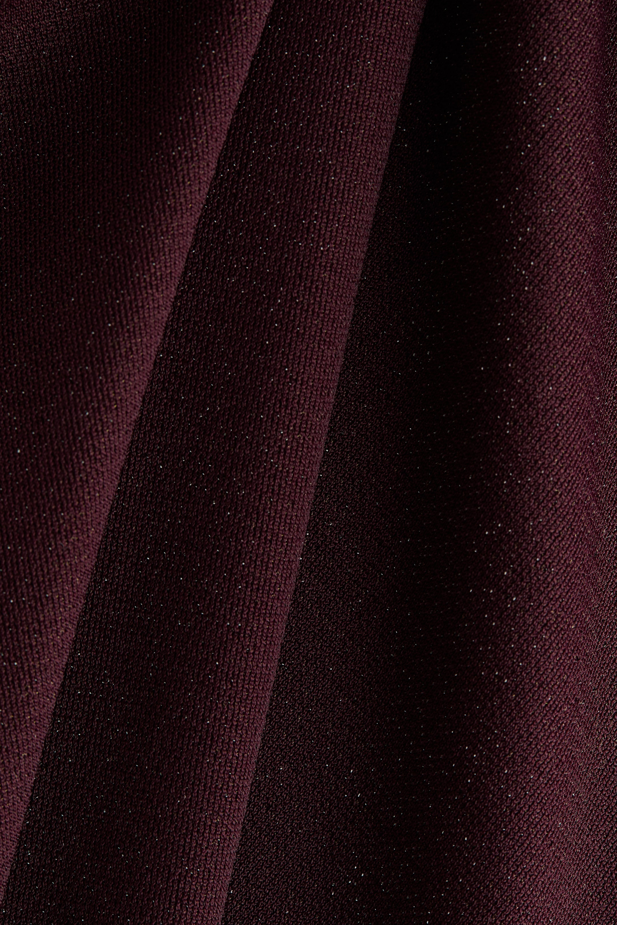 View larger image: Glittery twist-detail top - Burgundy - Ladies | H&M 2