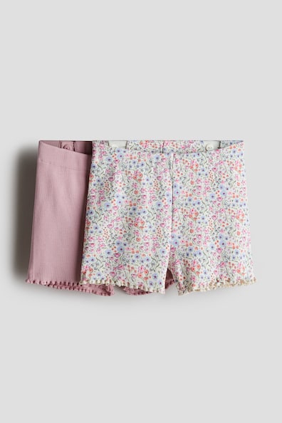 コットンリブサイクリングショーツ 2枚セット