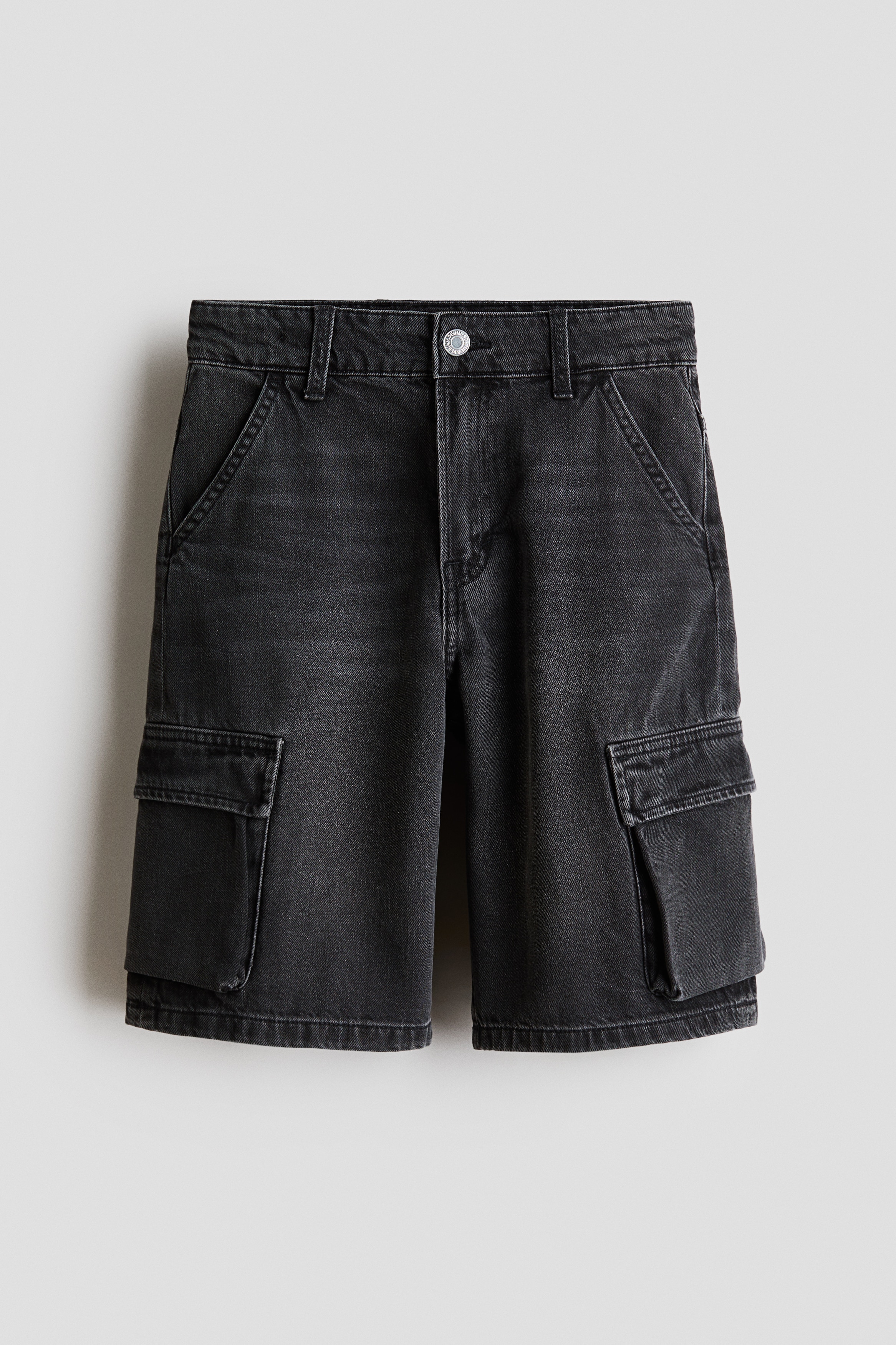 Denim Cargo Shorts