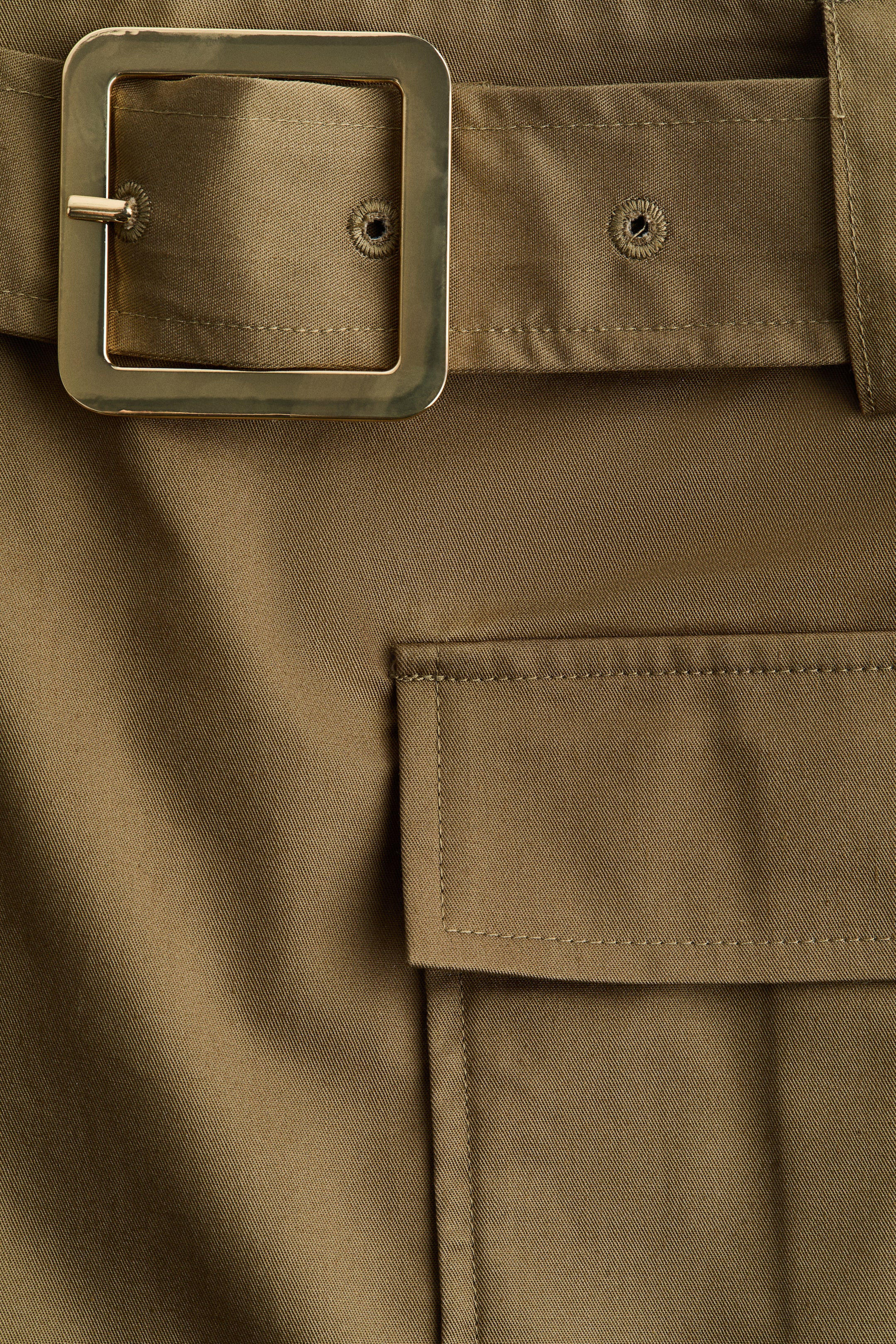 Utility Skirt with Belt