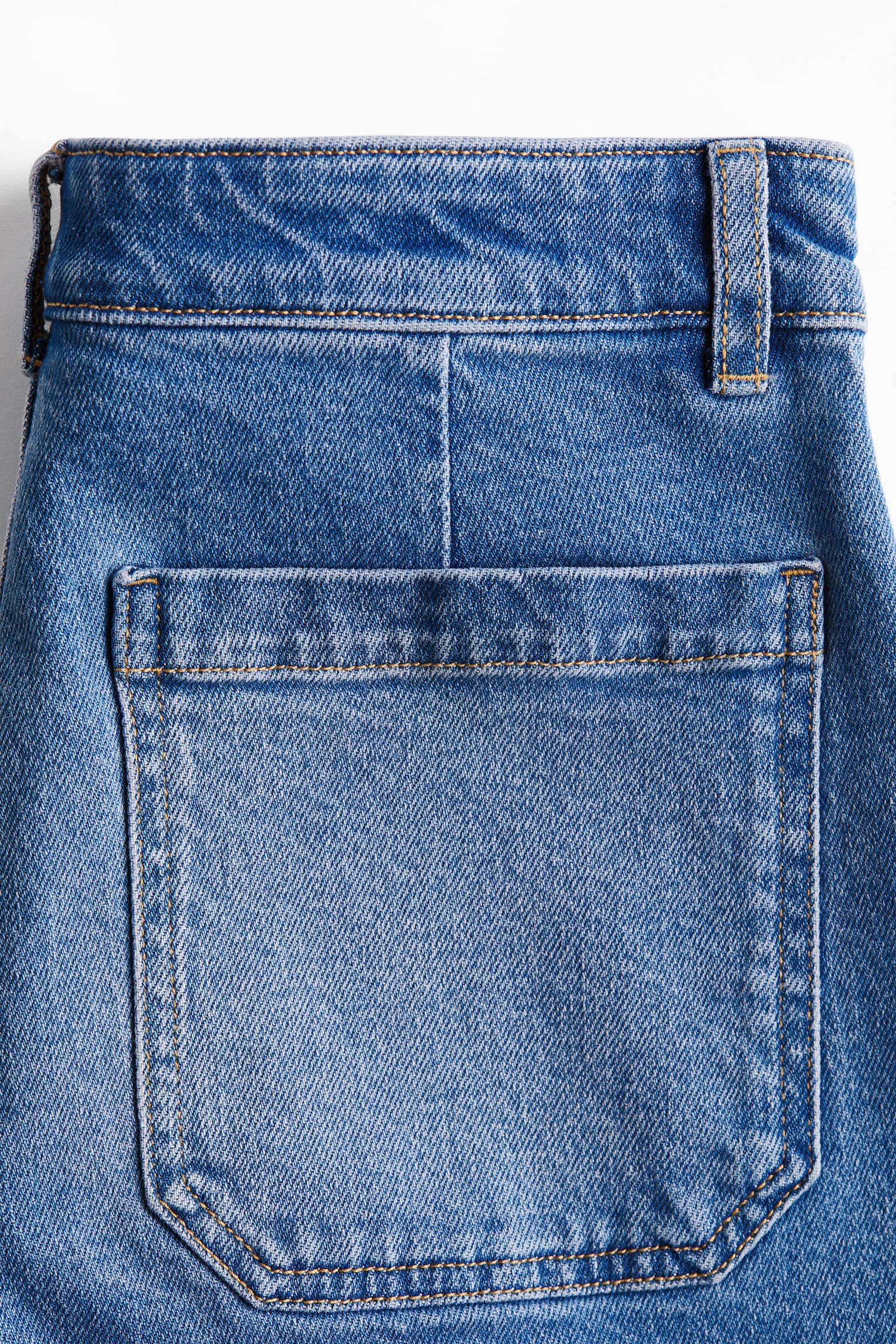 Quần short denim - Màu xanh denim nhạt - 6