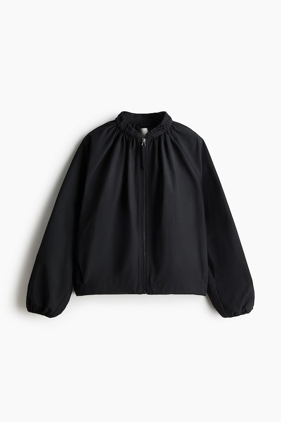 Женские куртки H&M Gathered Bomber Jacket