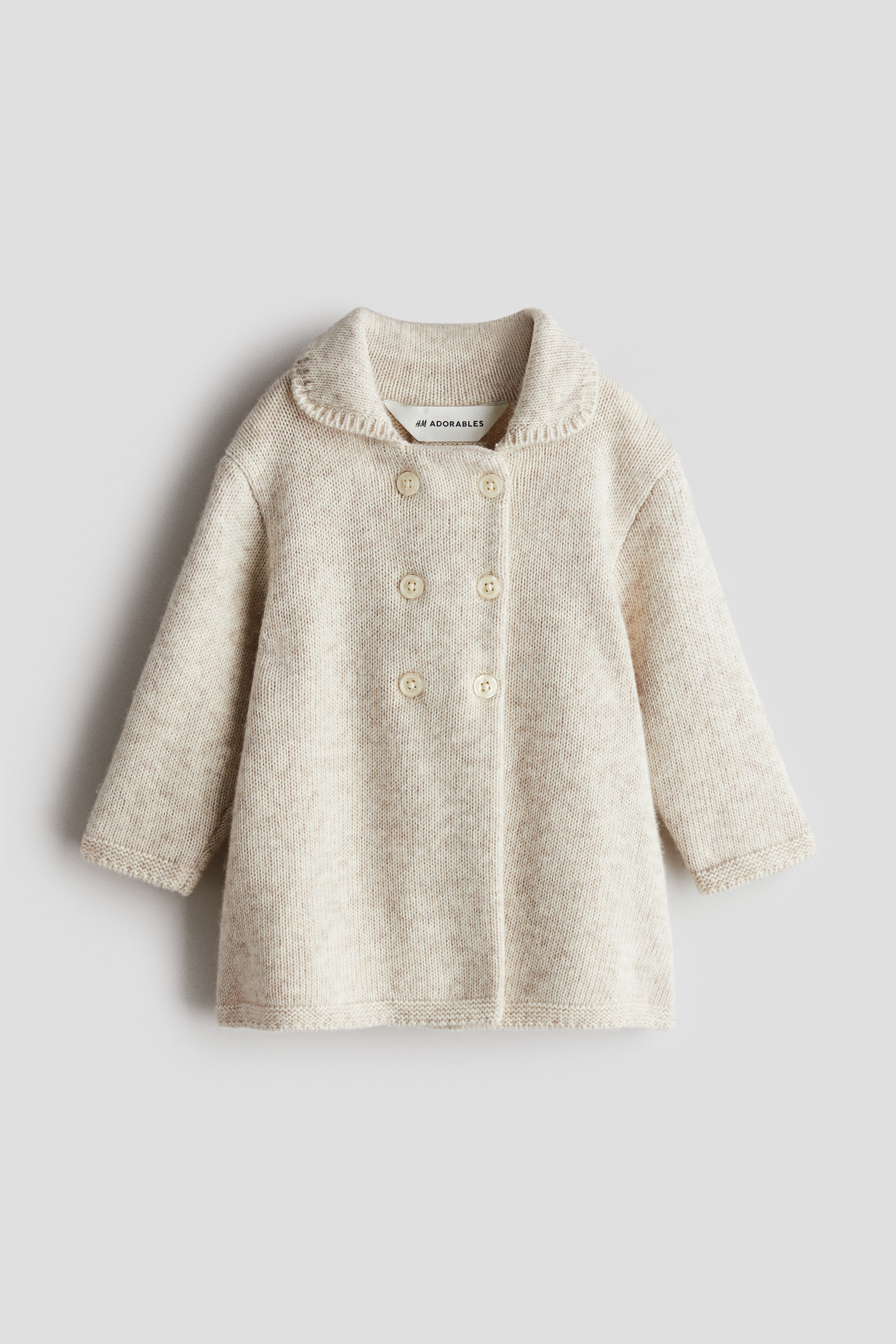 A-linejas van wolmix - Lichtbeige