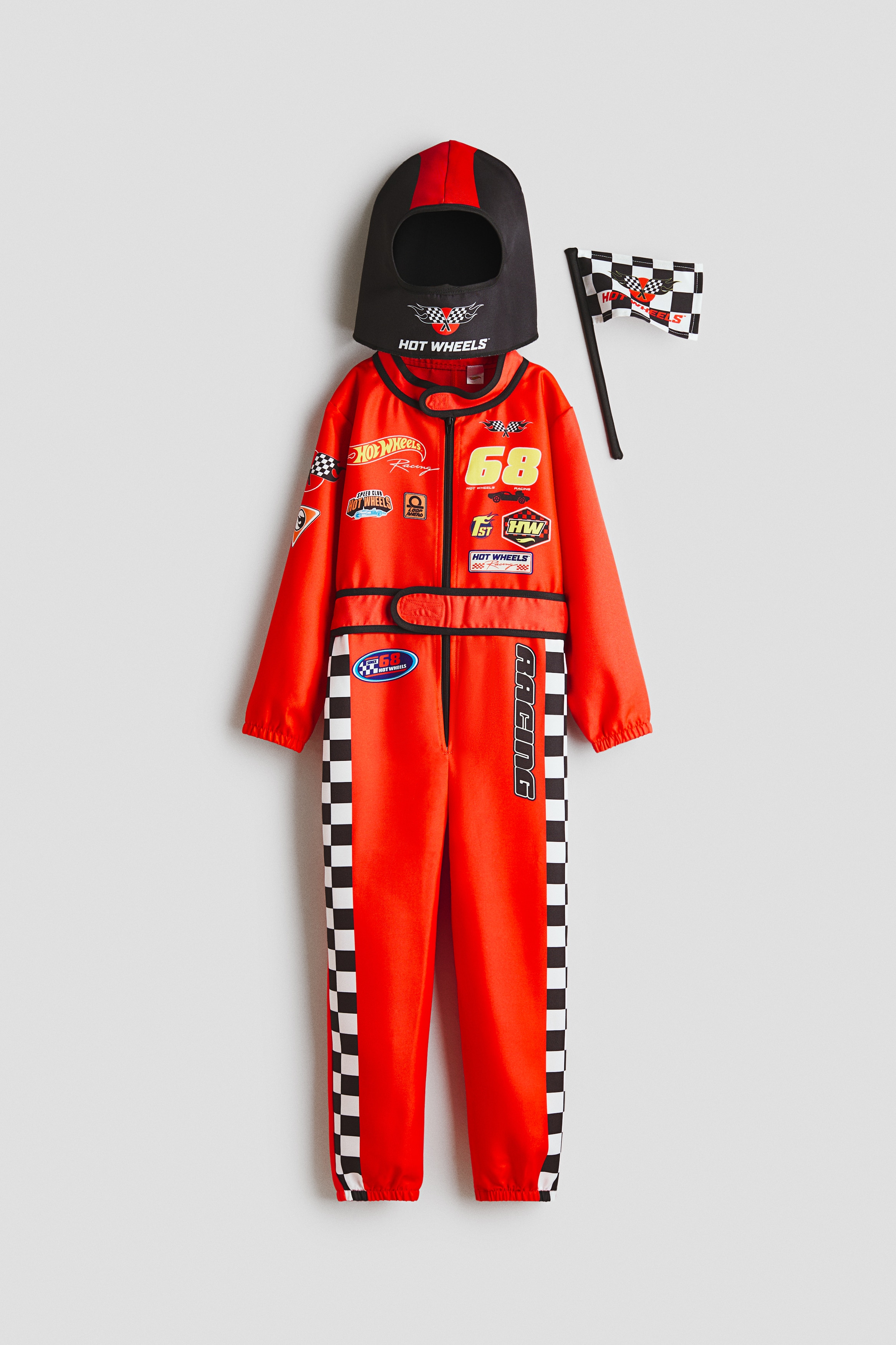 3-piece printed fancy dress racing setModel