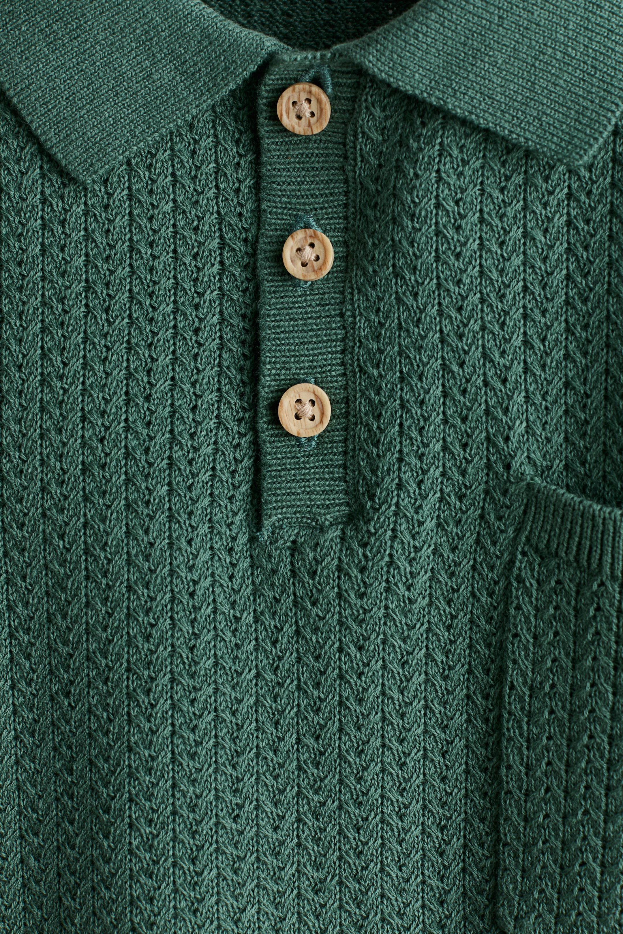 Knit Cotton Polo Shirt