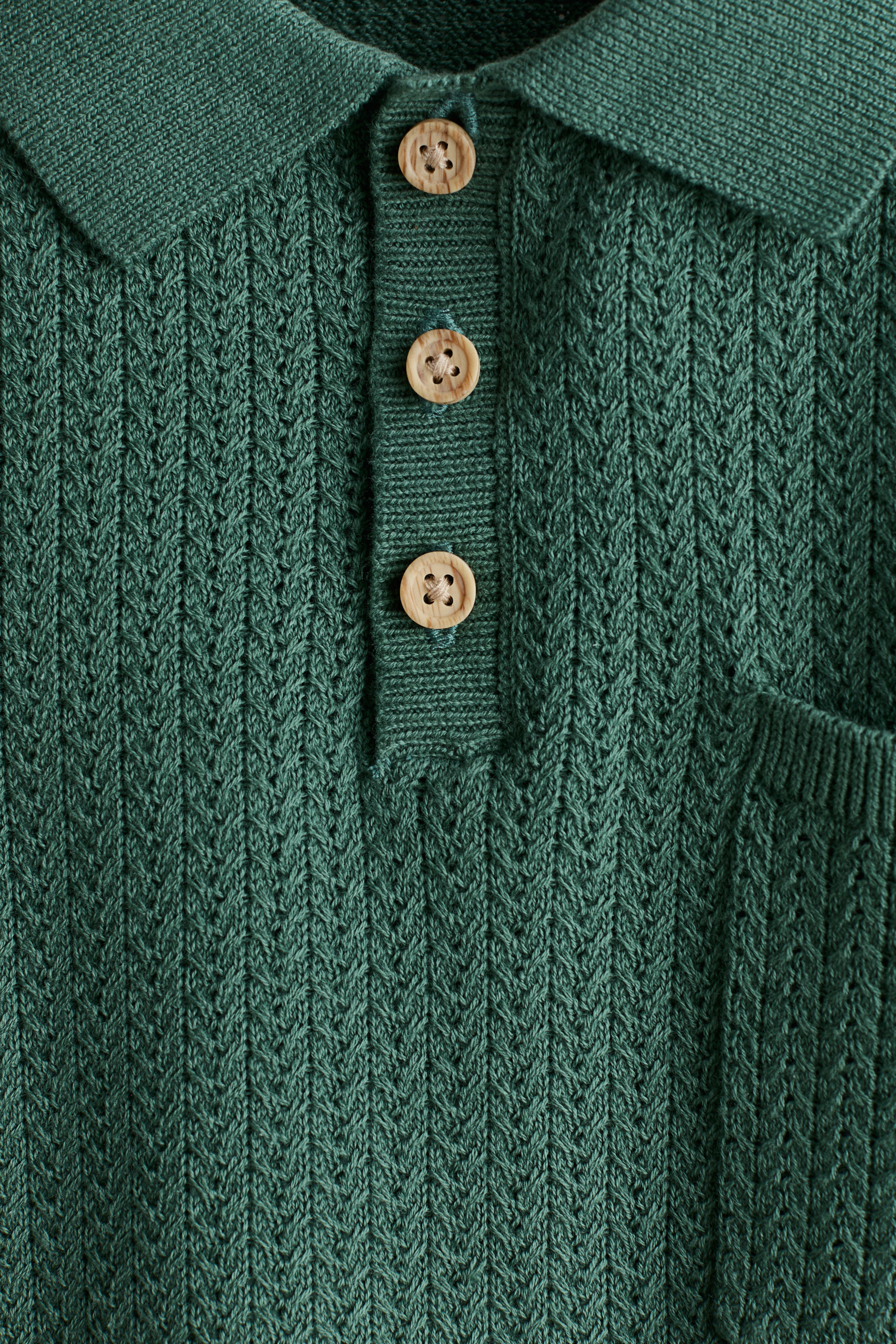 Polo en tricot de coton