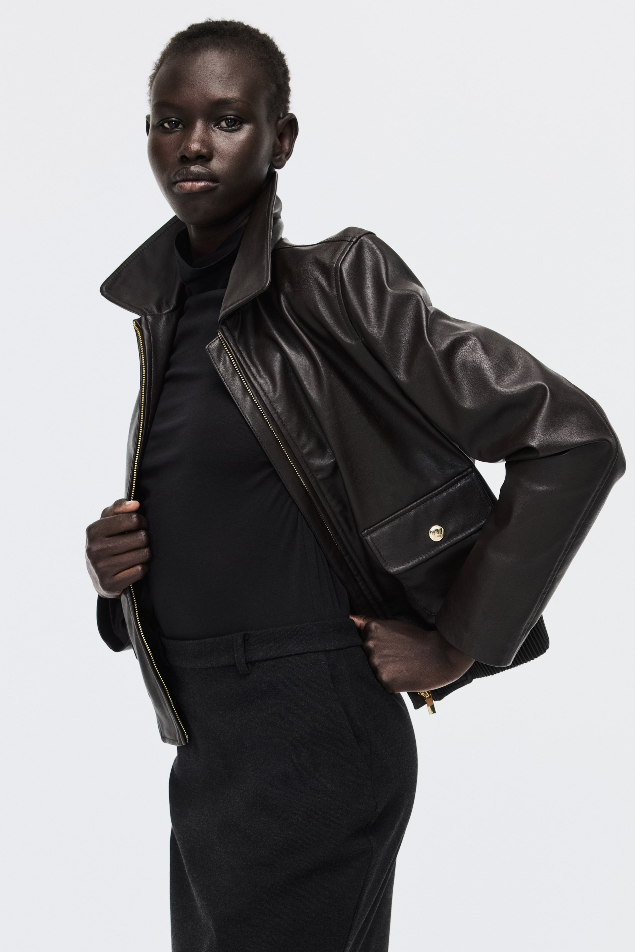 View larger image: Jersey pencil skirt - Dark grey - Ladies | H&M GB 2