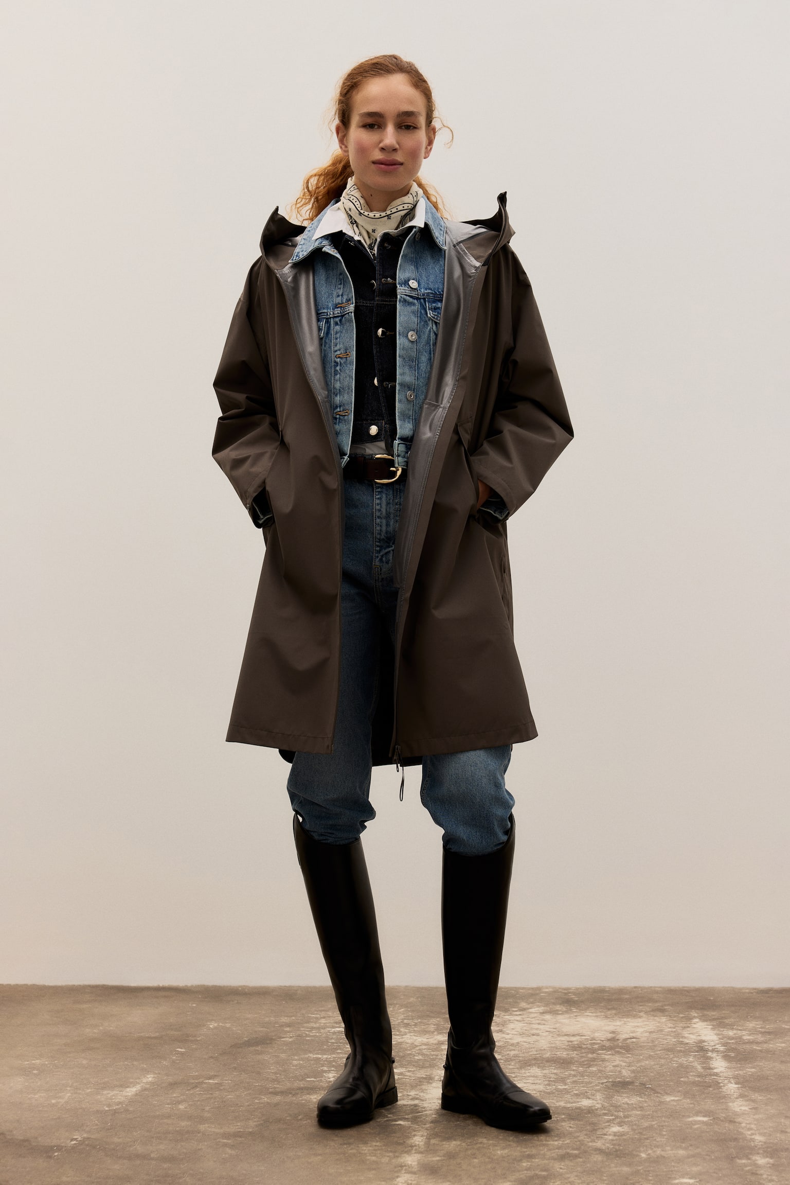 Rain parka - Brown - 6