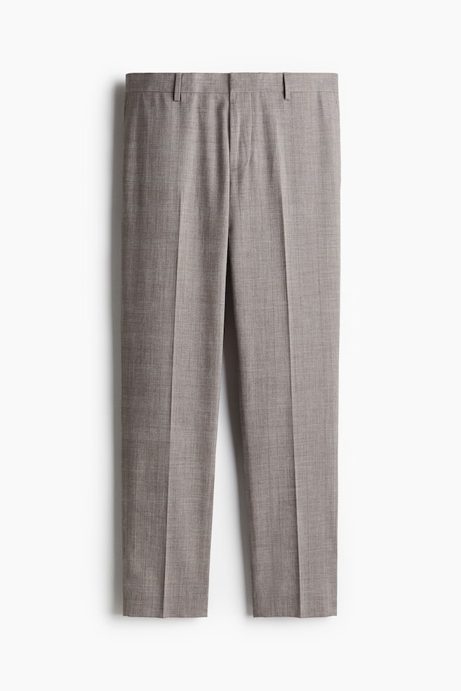 Pantalón de traje Slim Fit - Beige/Beige oscuro/Cuadros/Gris oscuro/Cuadros - 1