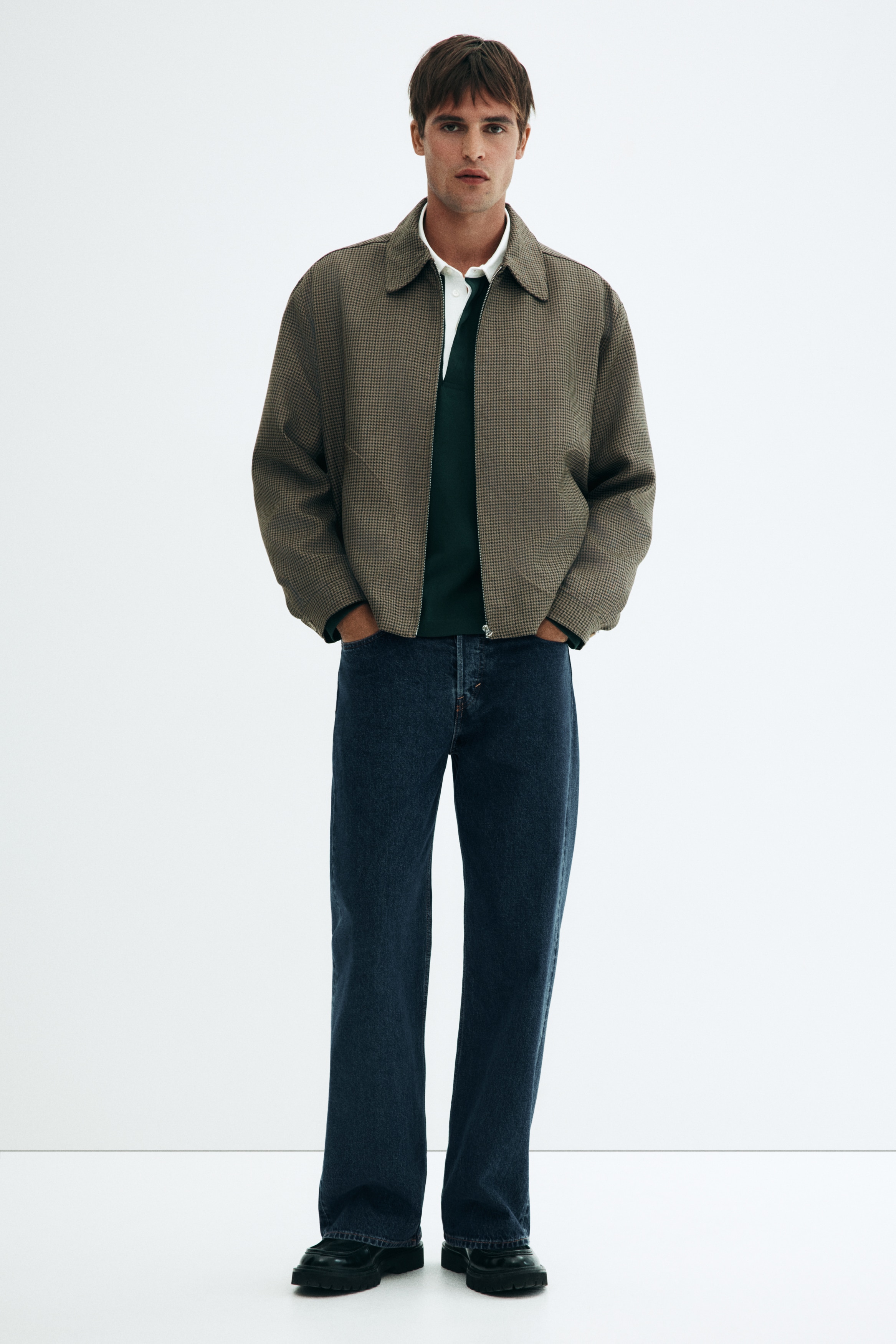 H & M - ルーズストレートデニム - ブルー