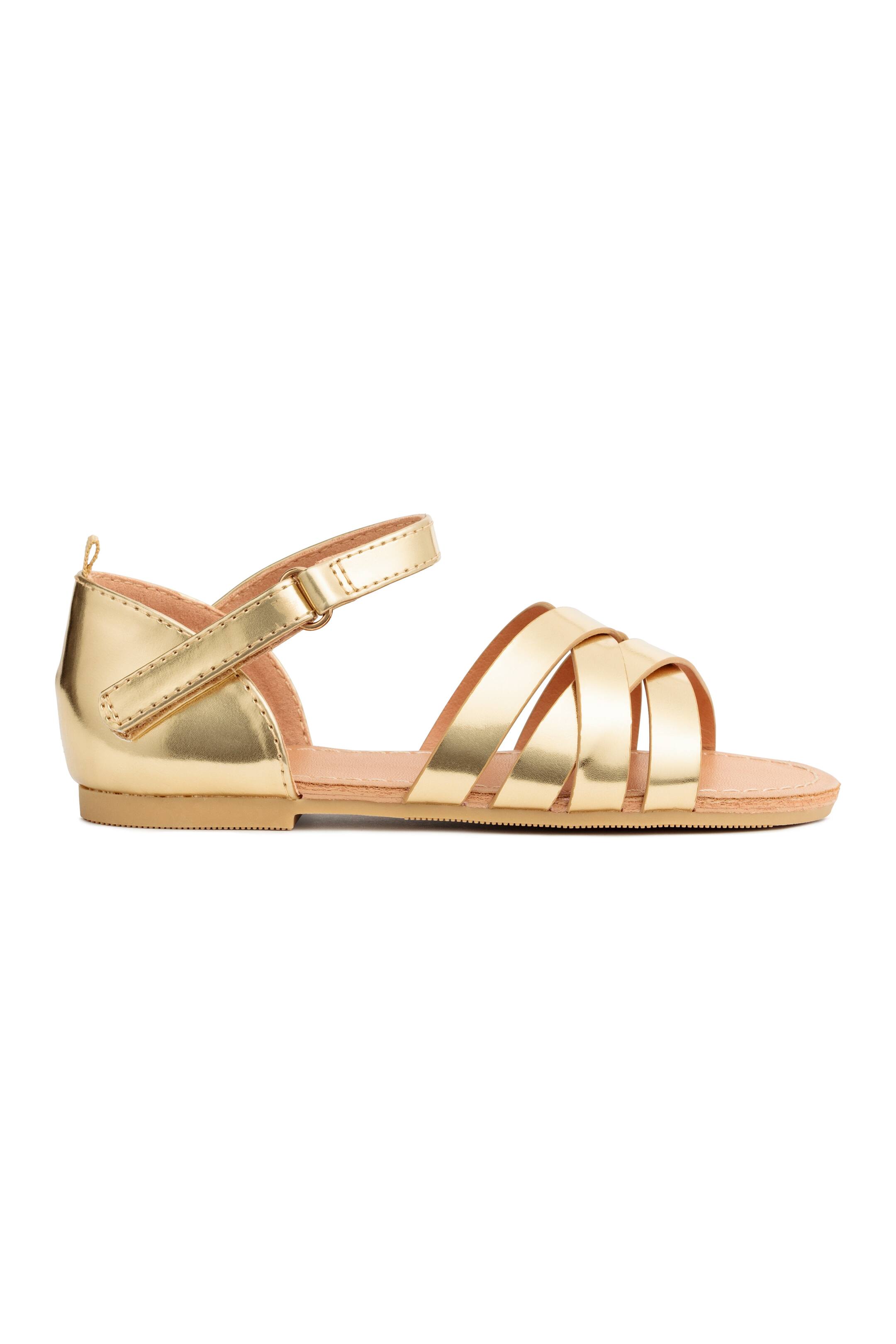 View larger image: Shimmering metallic sandals - Gold - Kids | H&M GB 1