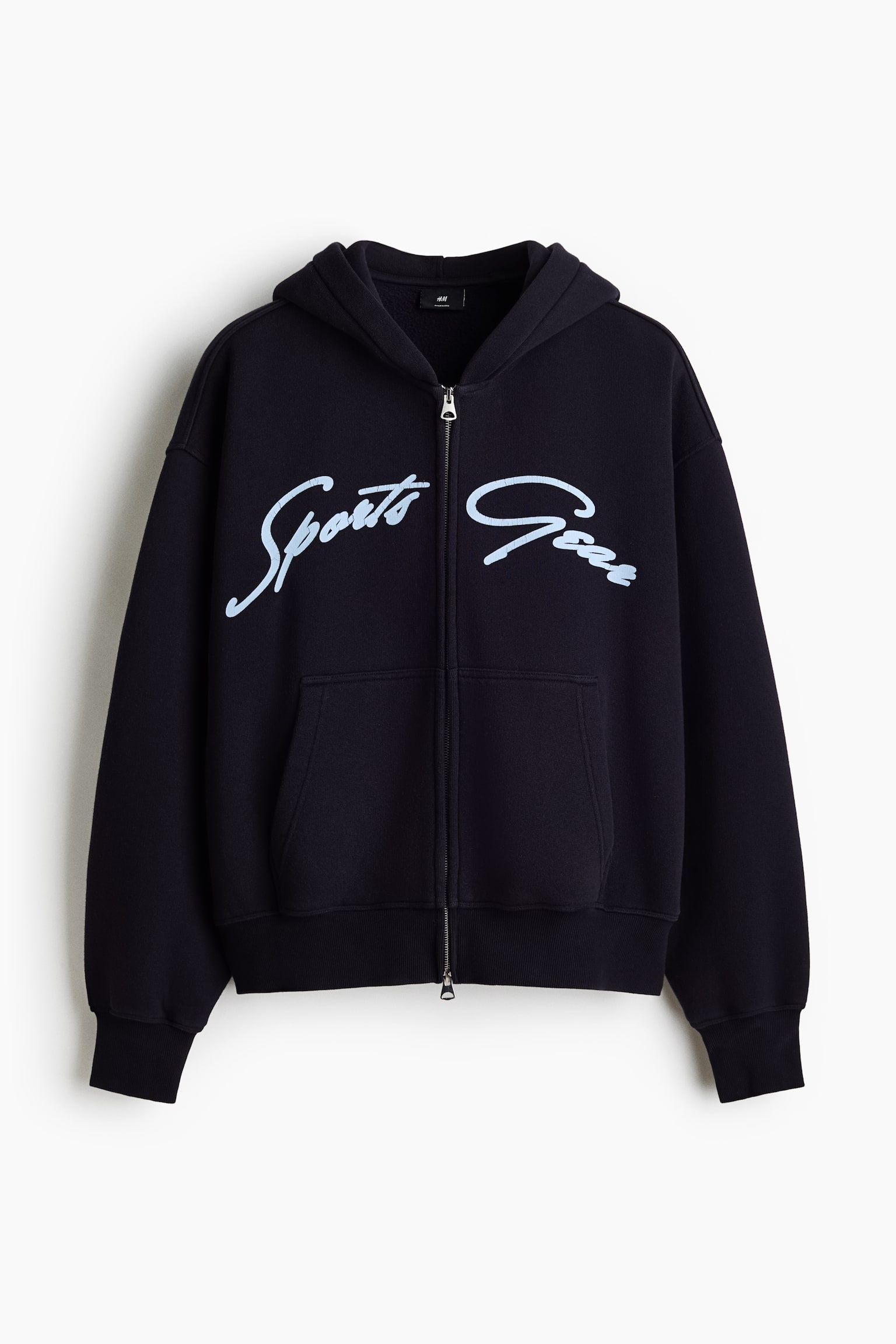 Oversized Fit Zip-through hoodie - Navy blue/Sports Gear/Grey marl/Lane 72 - 1